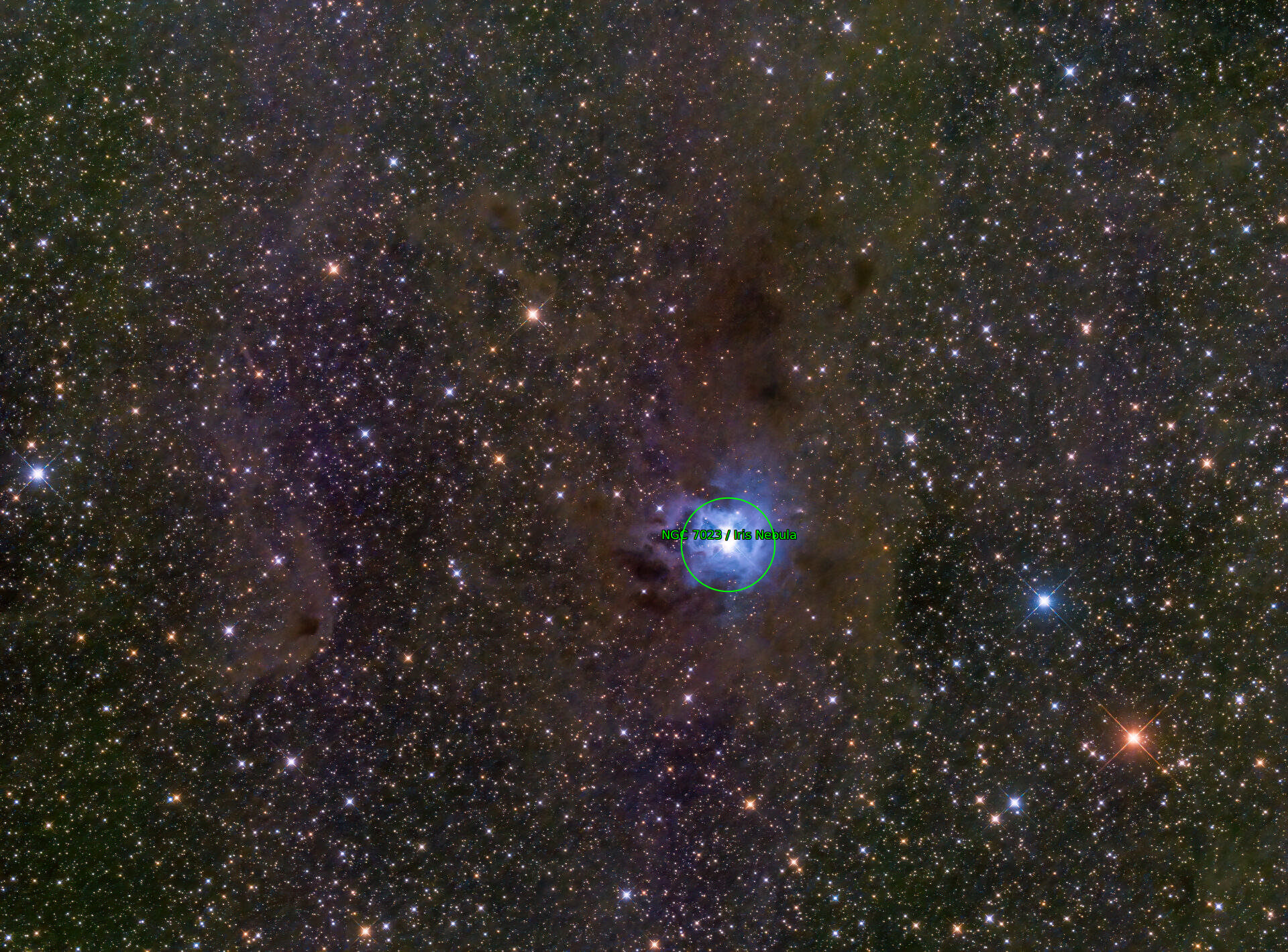 Sternkarten-Overlay (Astrometry.net)