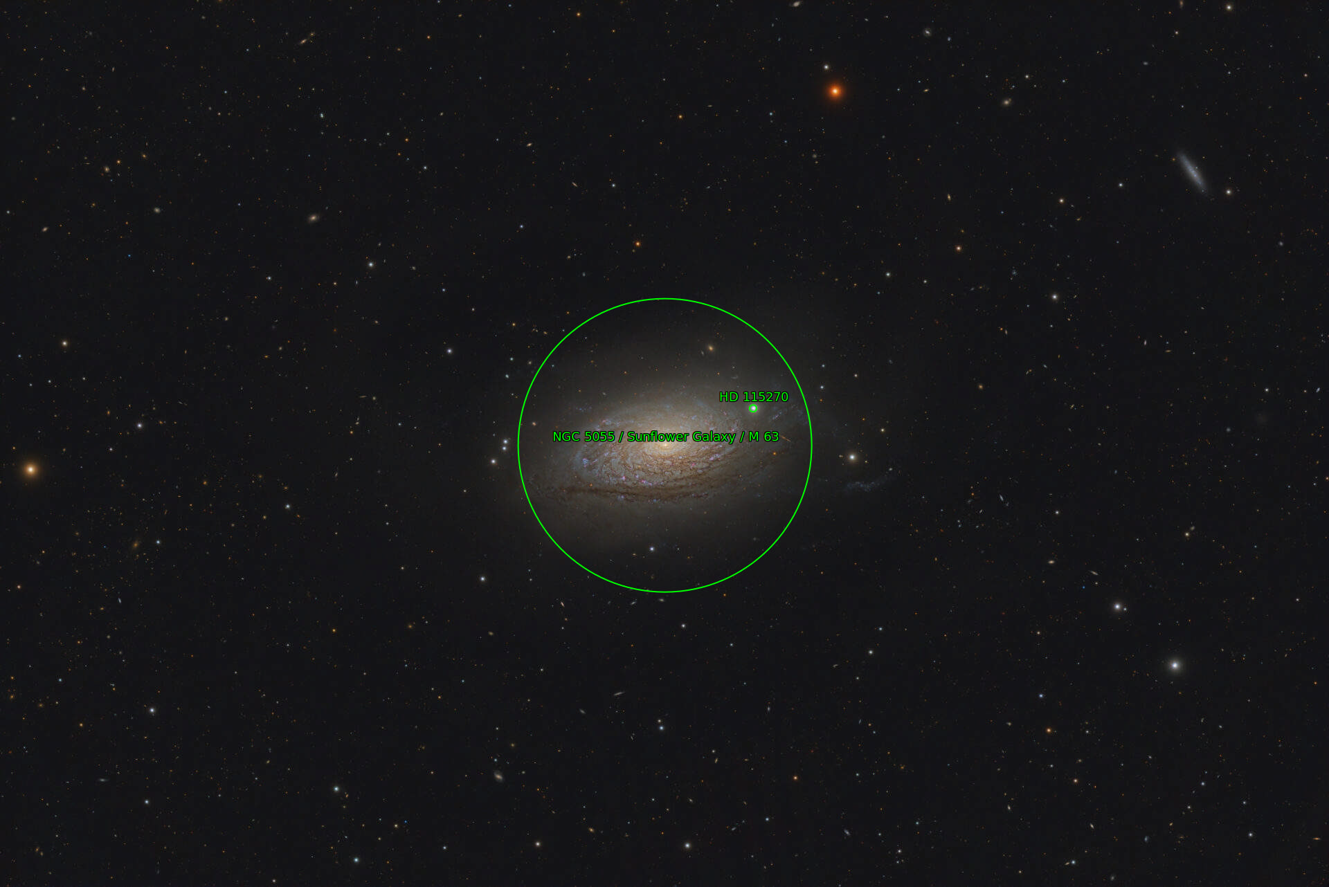Sternkarten-Overlay (Astrometry.net)