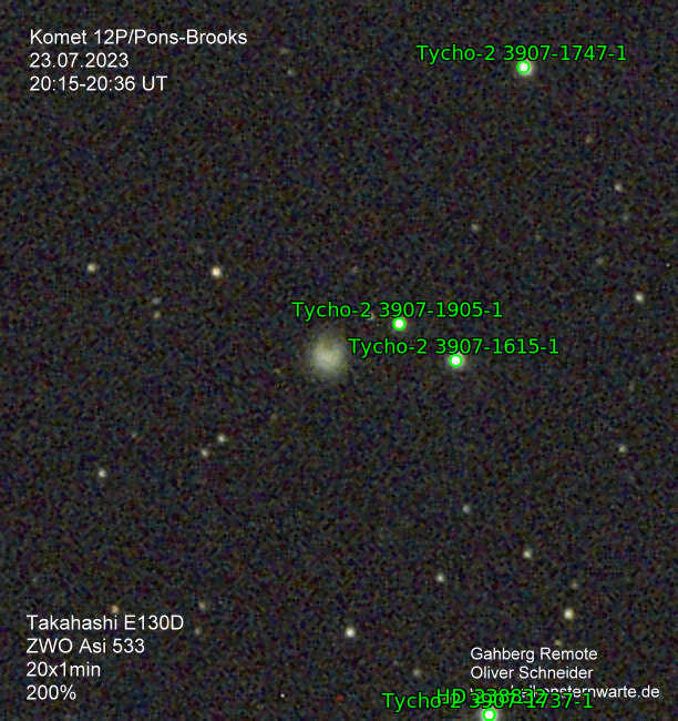 Sternkarten-Overlay (Astrometry.net)