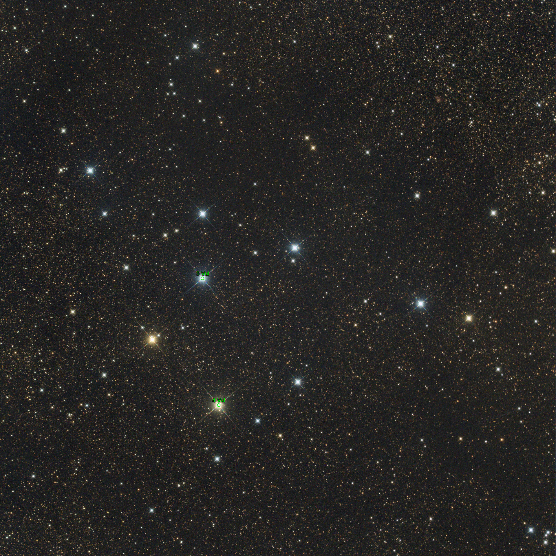 Sternkarten-Overlay (Astrometry.net)