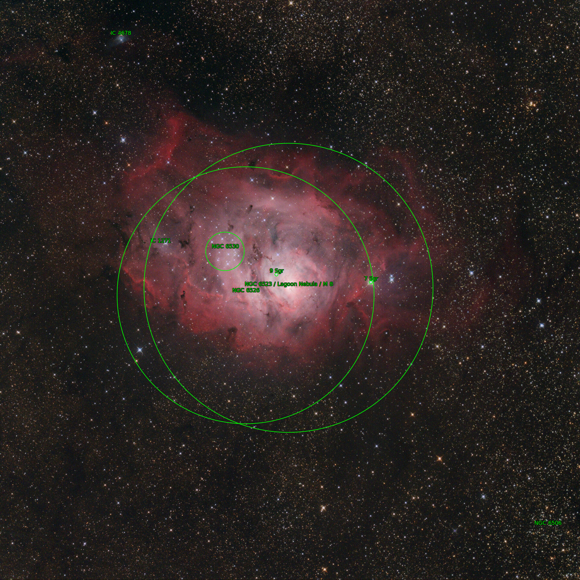 Sternkarten-Overlay (Astrometry.net)