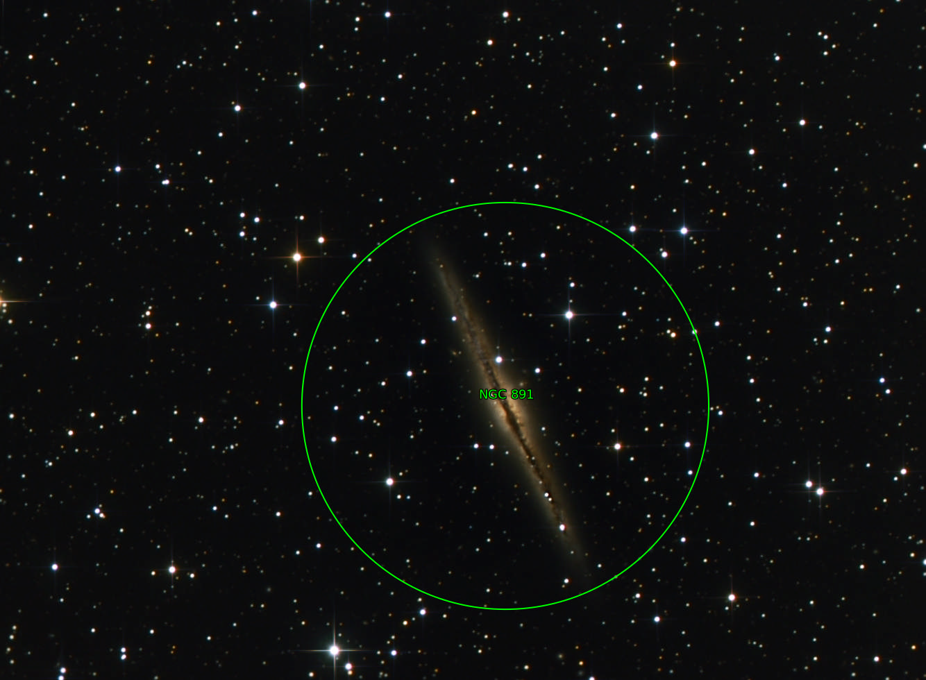 Sternkarten-Overlay (Astrometry.net)