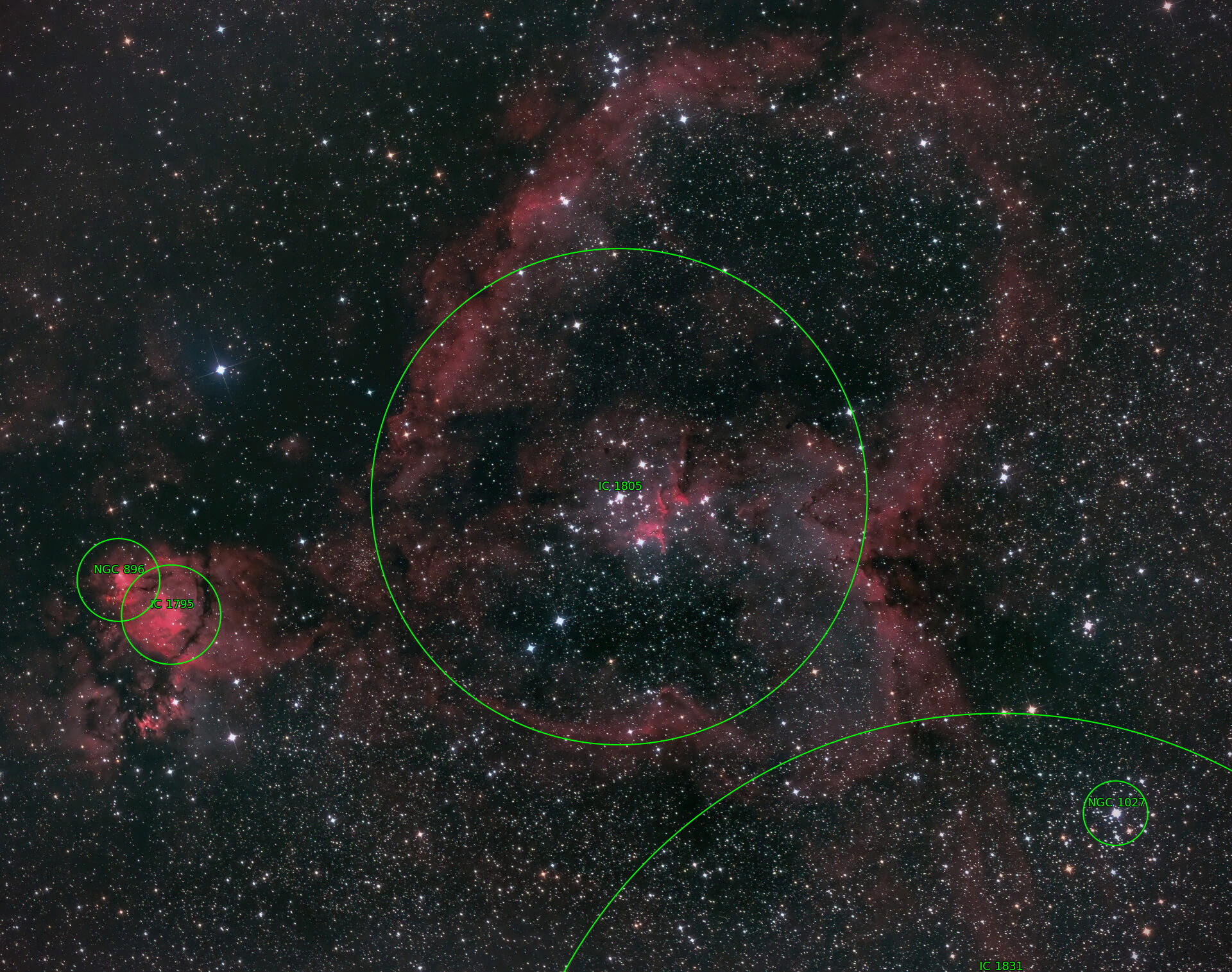 Sternkarten-Overlay (Astrometry.net)