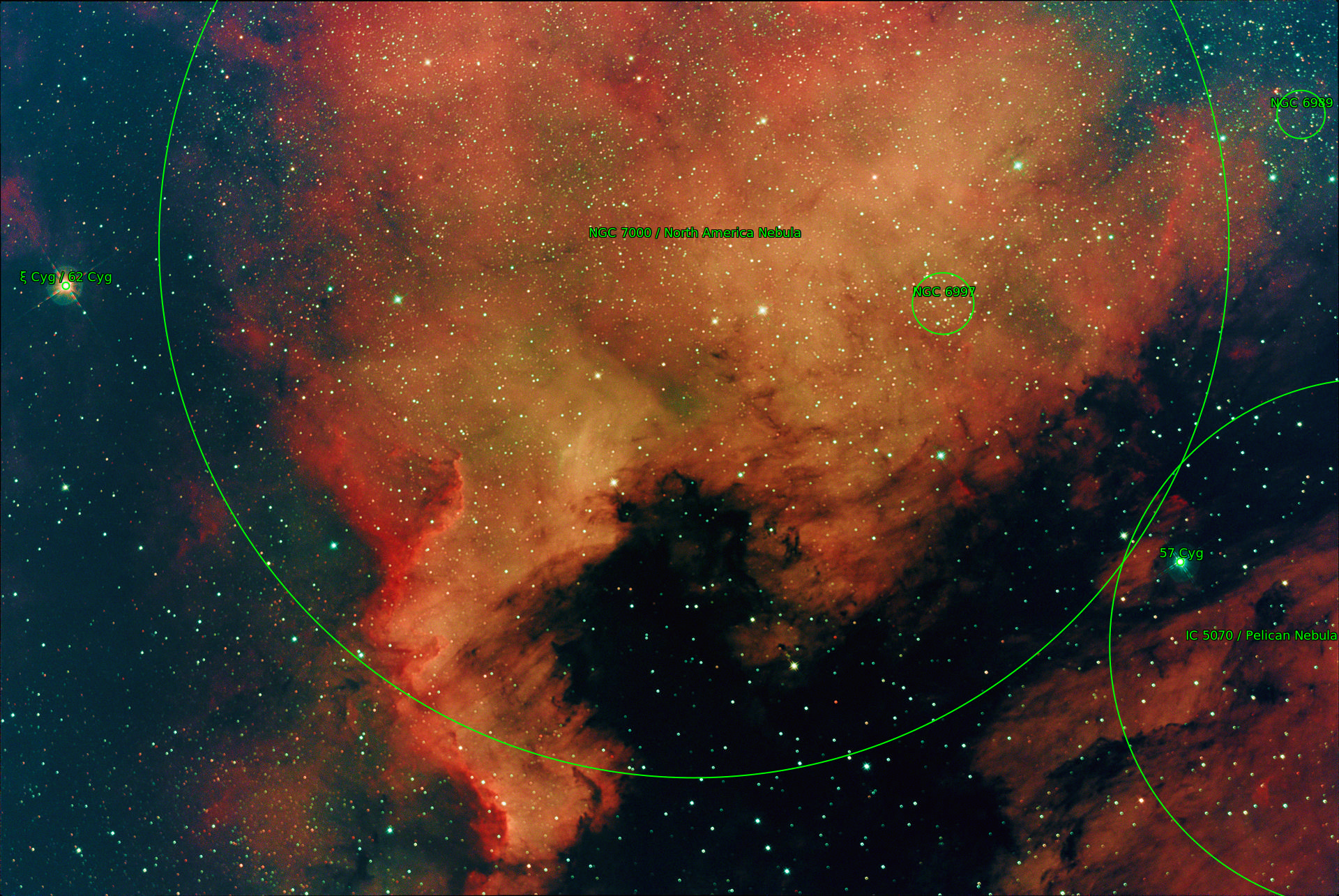 Sternkarten-Overlay (Astrometry.net)