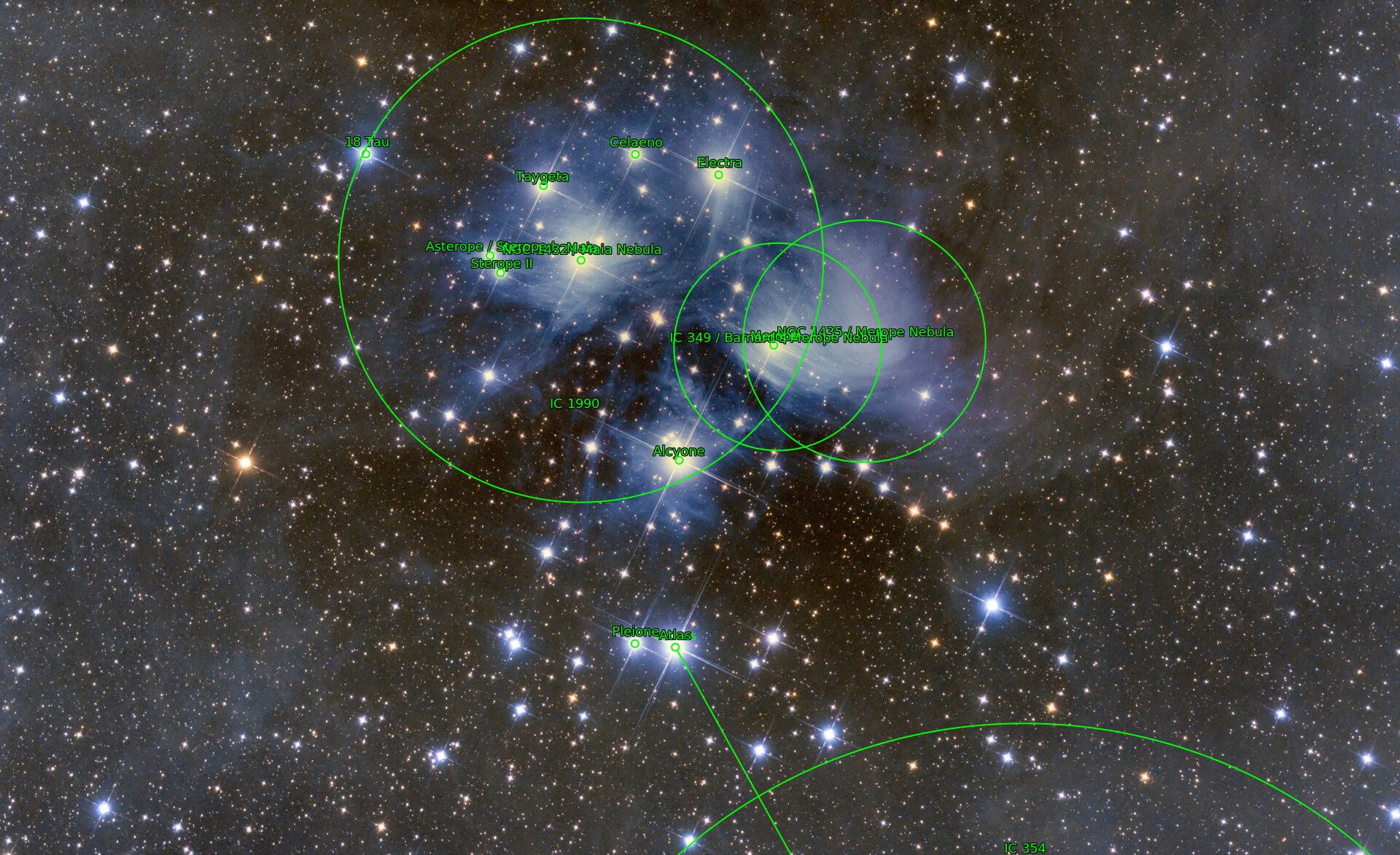 Sternkarten-Overlay (Astrometry.net)