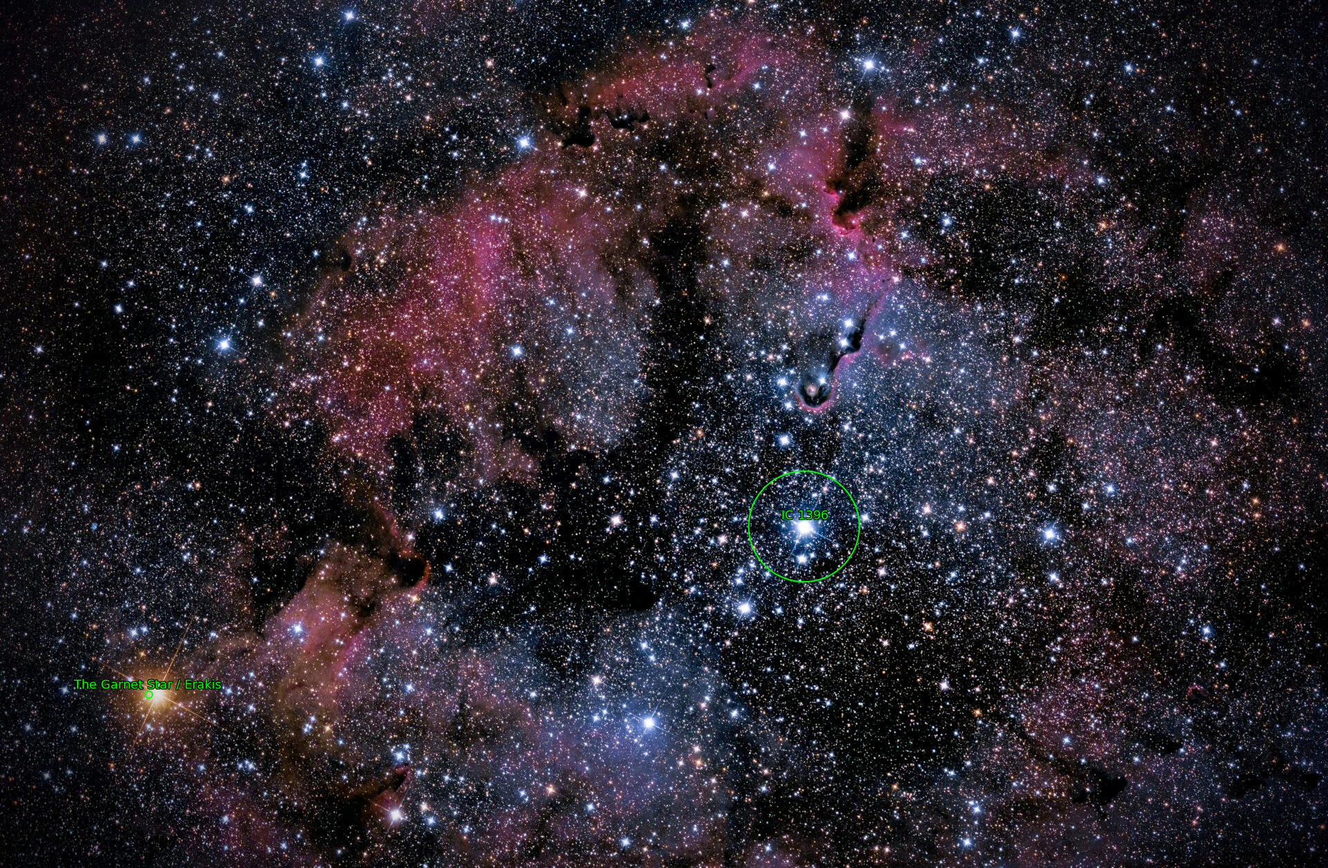 Sternkarten-Overlay (Astrometry.net)