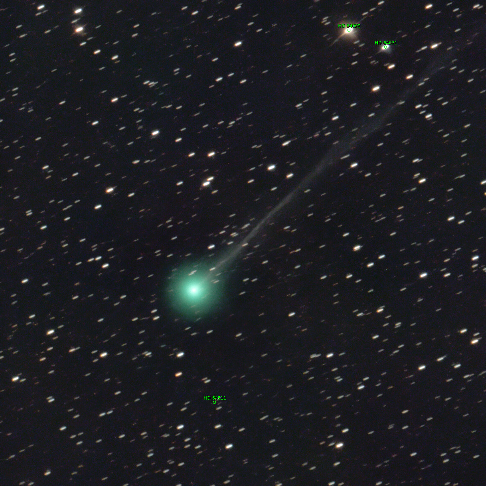 Sternkarten-Overlay (Astrometry.net)