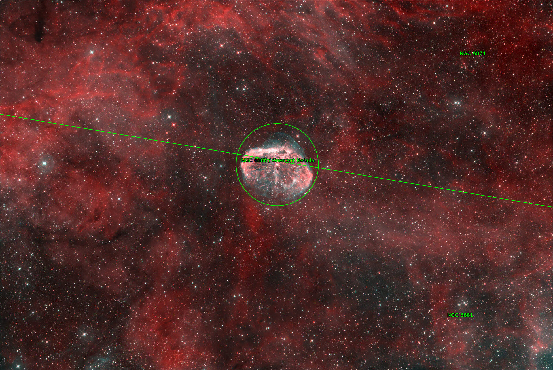 Sternkarten-Overlay (Astrometry.net)