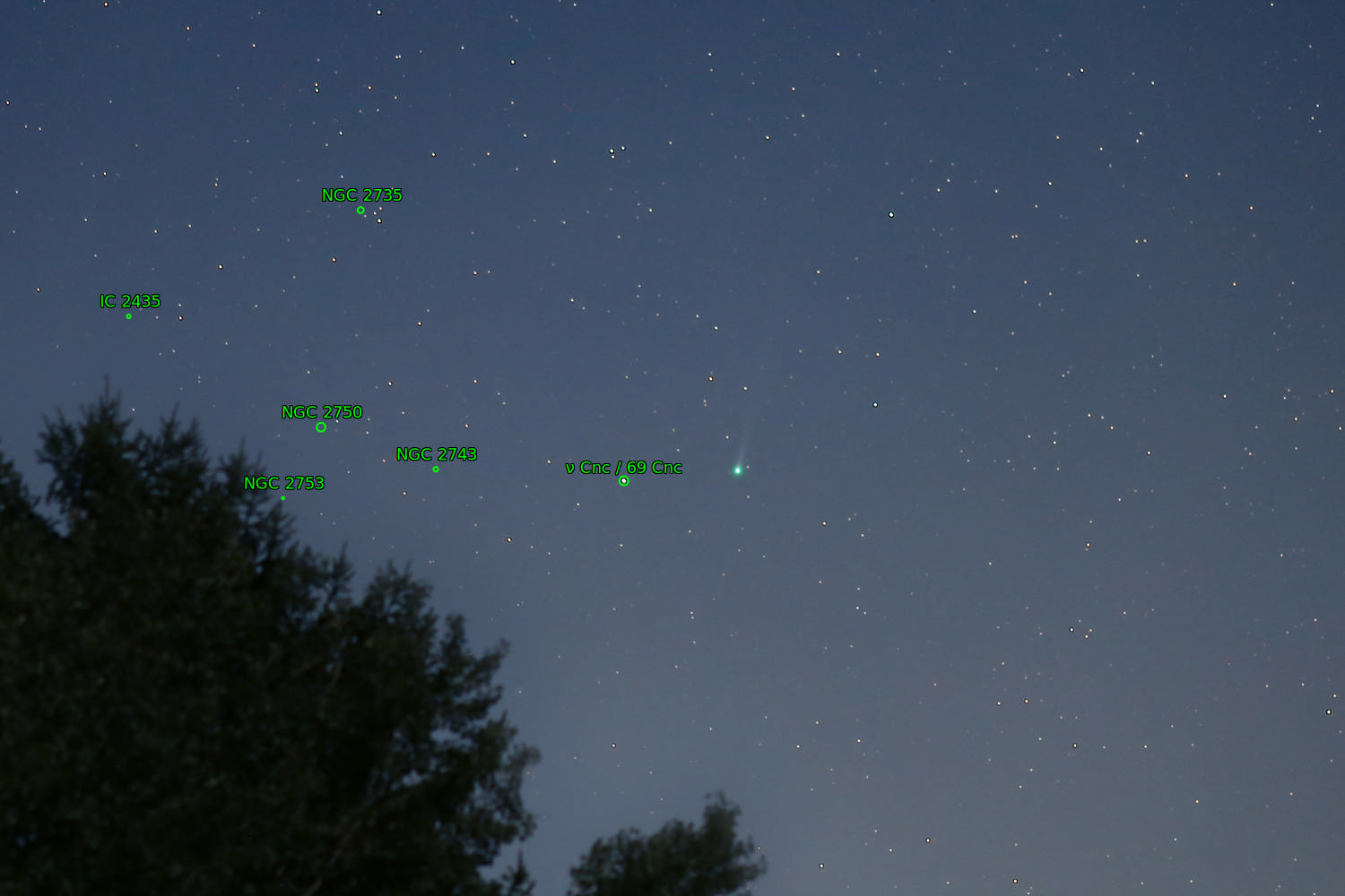 Sternkarten-Overlay (Astrometry.net)