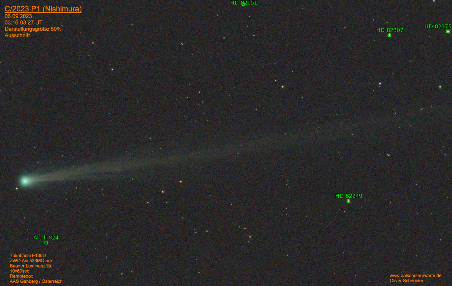 Sternkarten-Overlay (Astrometry.net)
