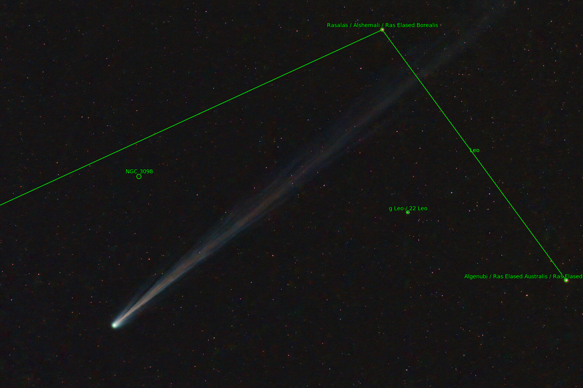 Sternkarten-Overlay (Astrometry.net)