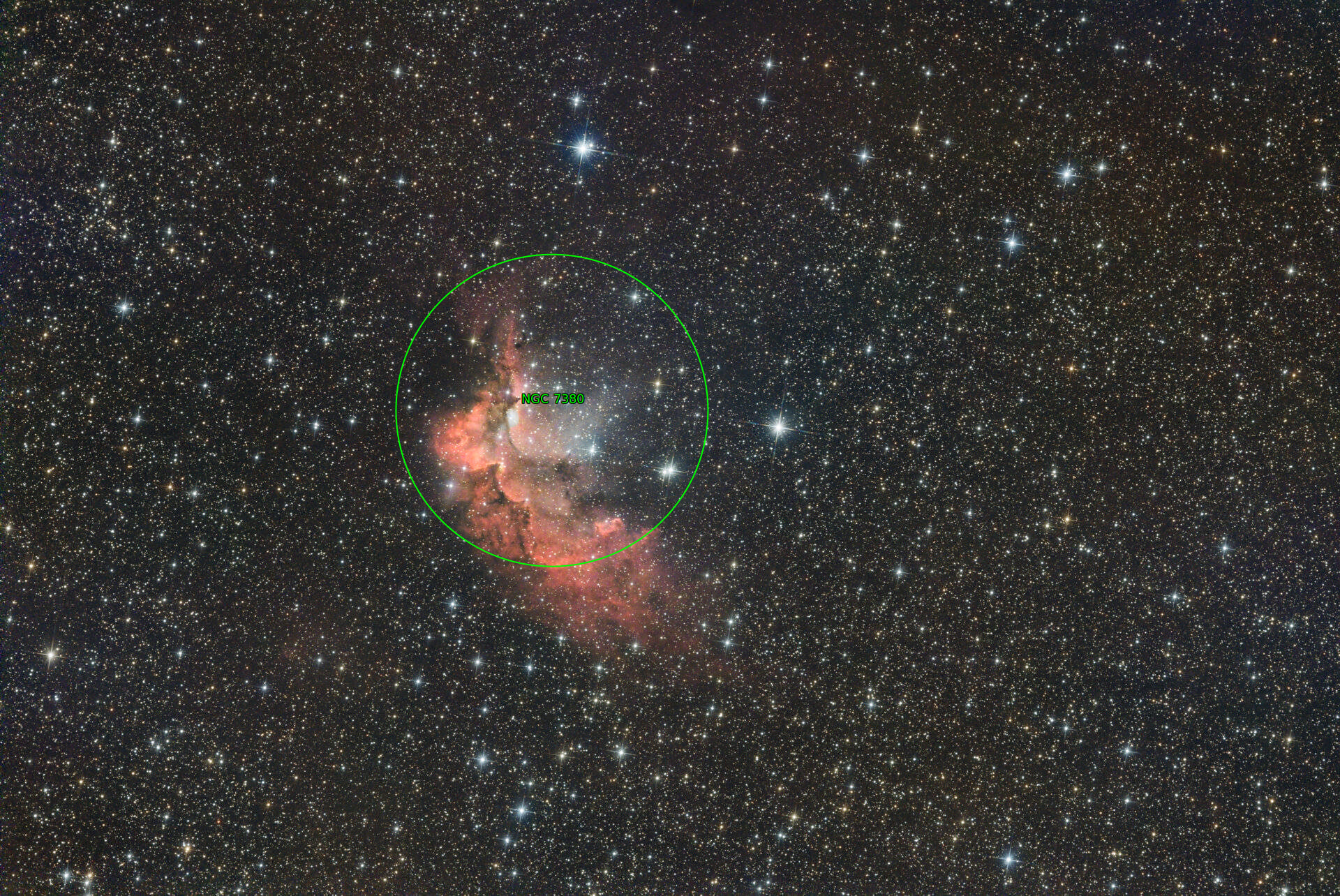 Sternkarten-Overlay (Astrometry.net)