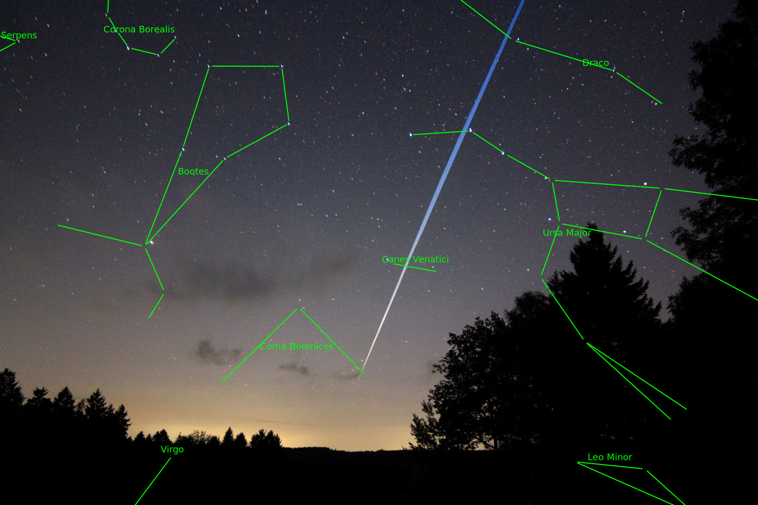 Sternkarten-Overlay (Astrometry.net)