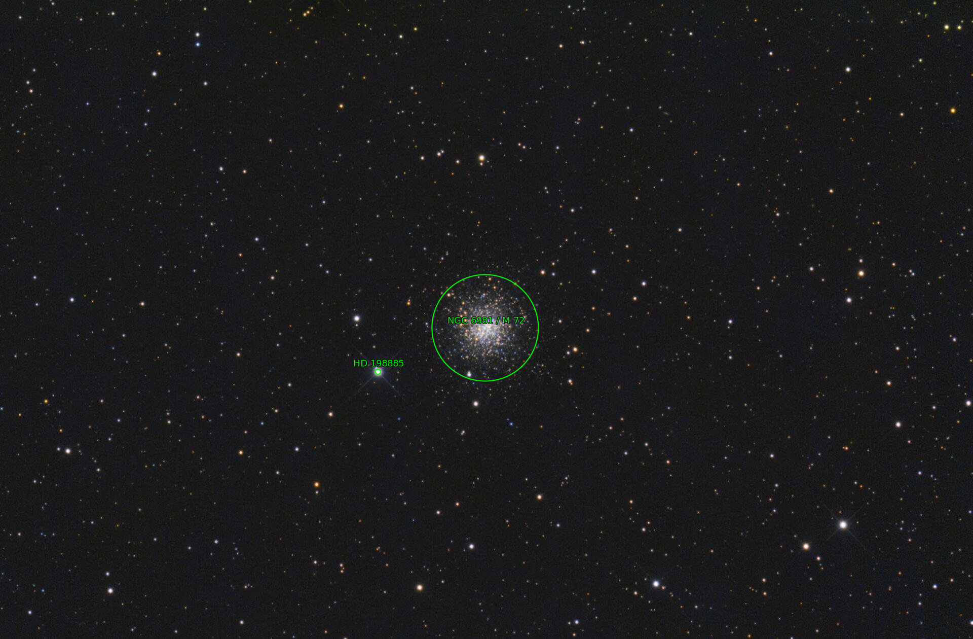 Sternkarten-Overlay (Astrometry.net)