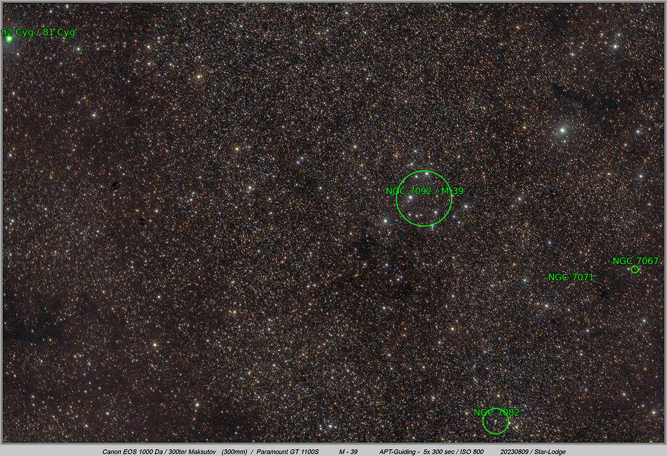 Sternkarten-Overlay (Astrometry.net)