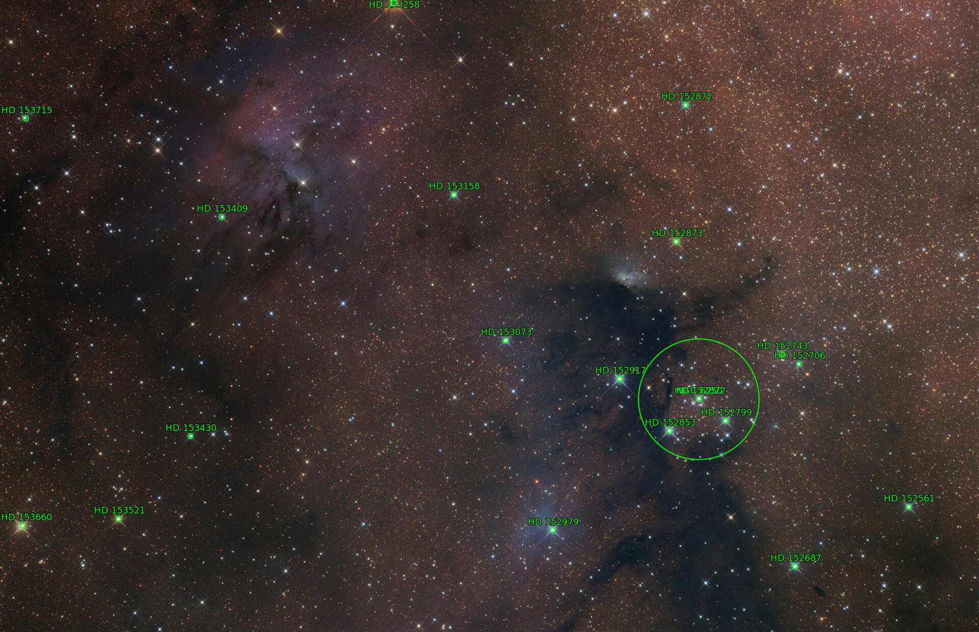 Sternkarten-Overlay (Astrometry.net)