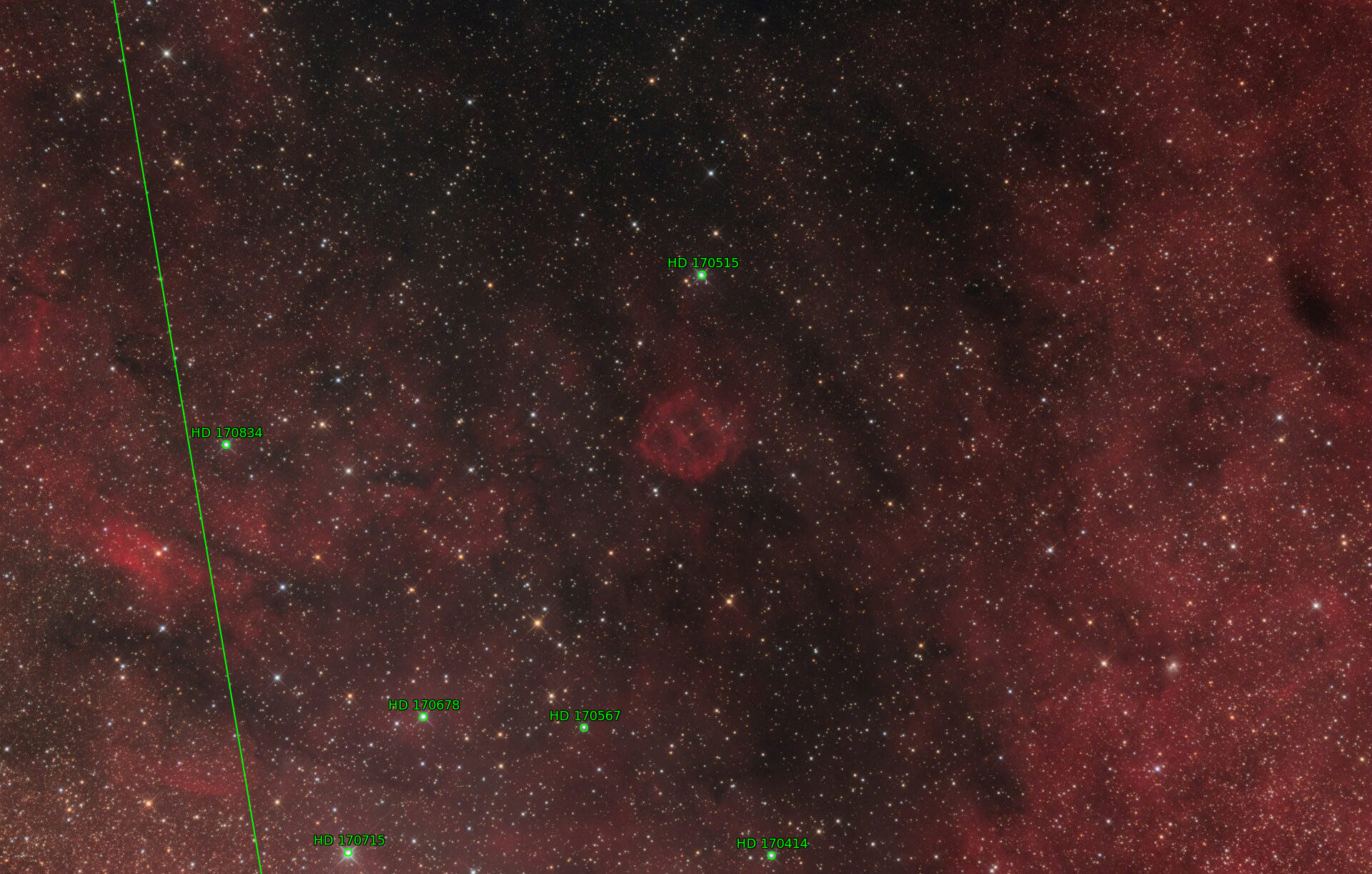 Sternkarten-Overlay (Astrometry.net)