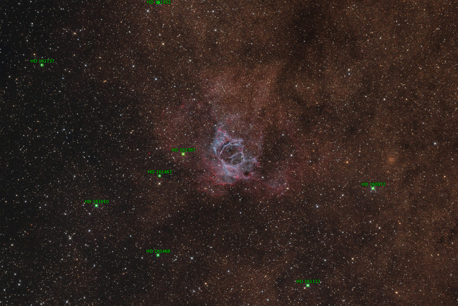 Sternkarten-Overlay (Astrometry.net)