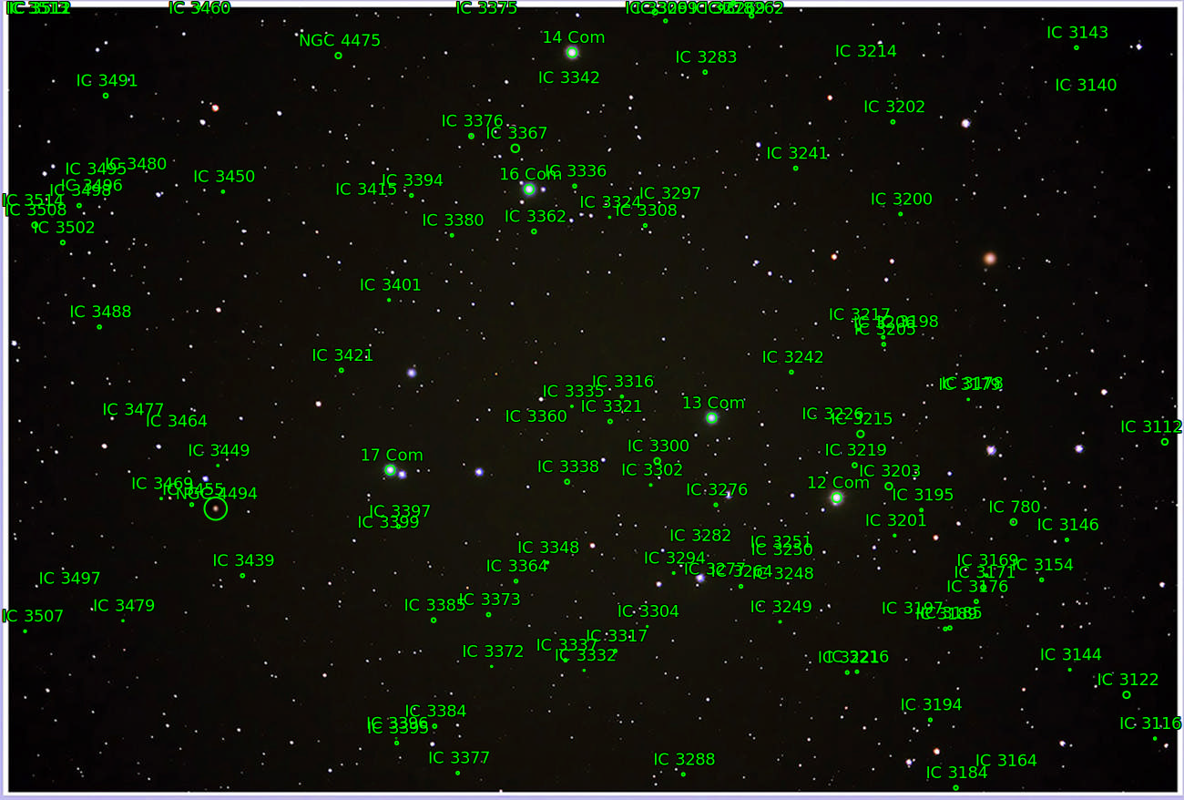 Sternkarten-Overlay (Astrometry.net)