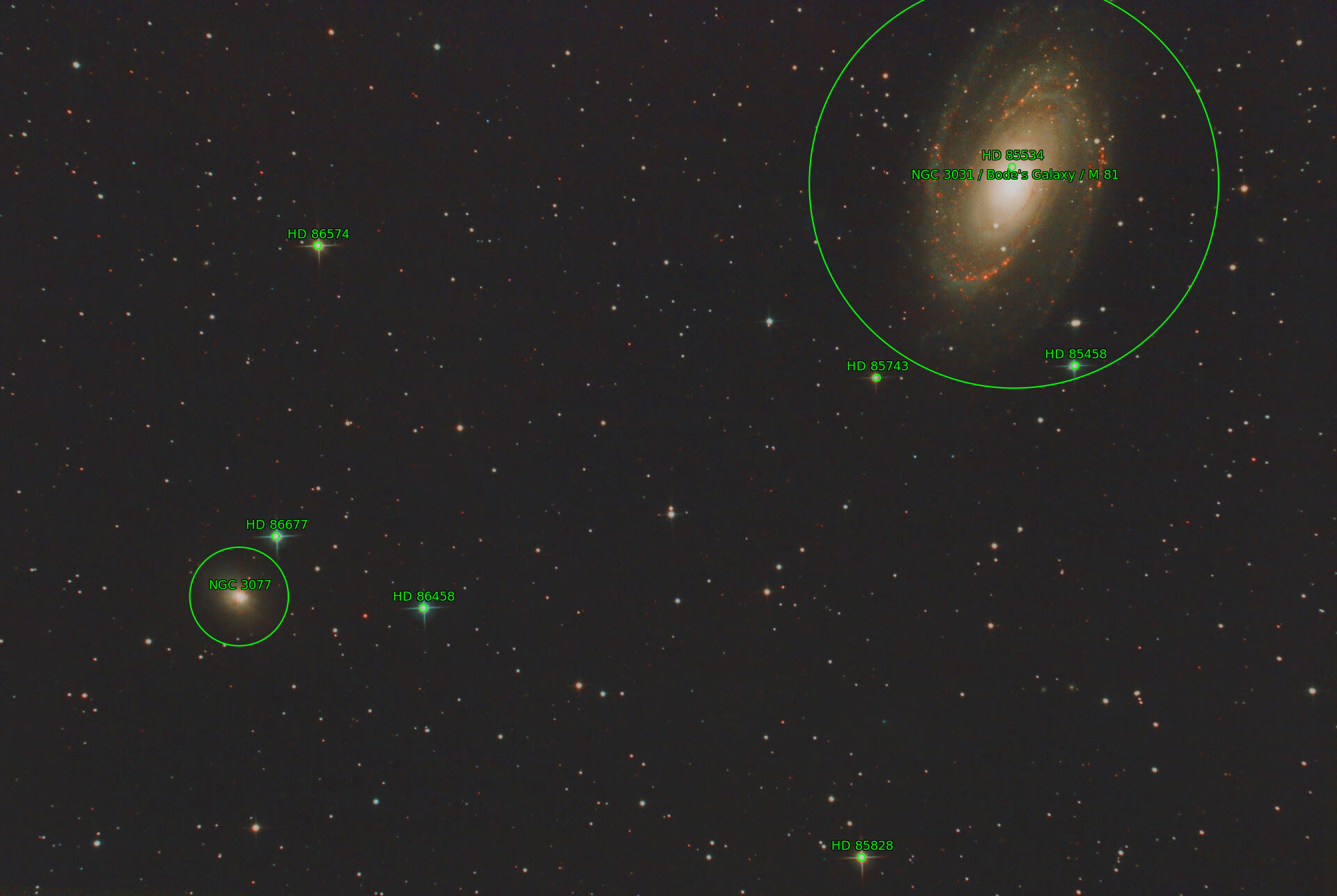Sternkarten-Overlay (Astrometry.net)