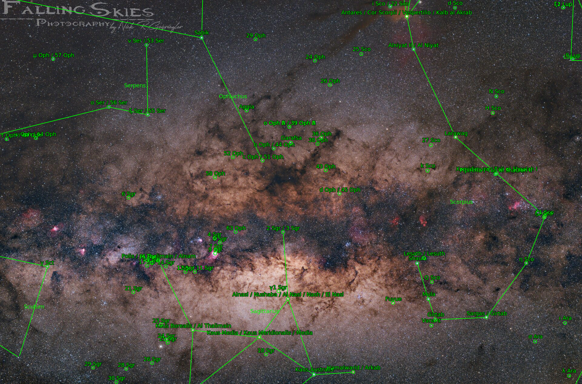Sternkarten-Overlay (Astrometry.net)