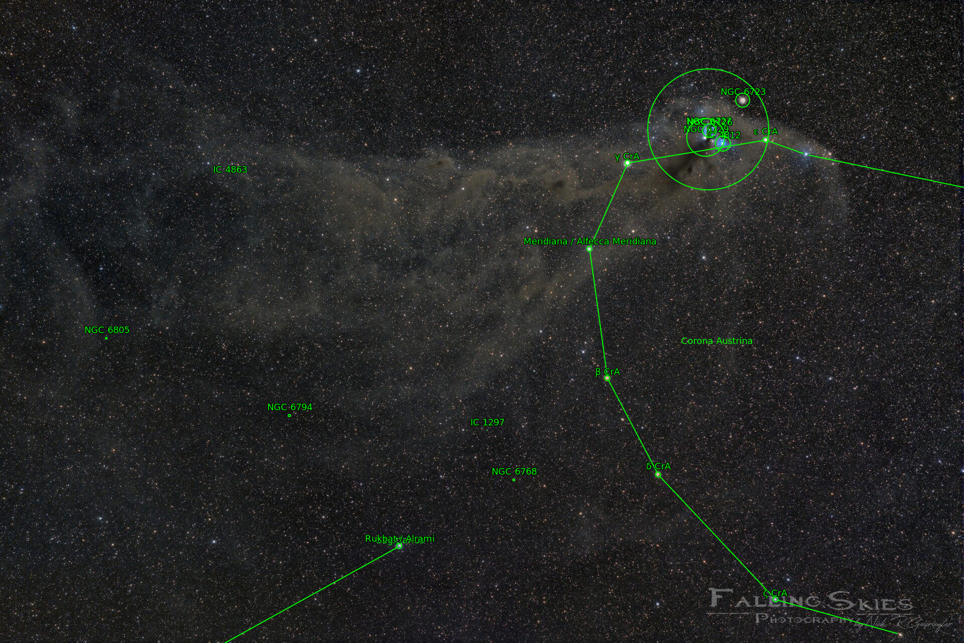 Sternkarten-Overlay (Astrometry.net)