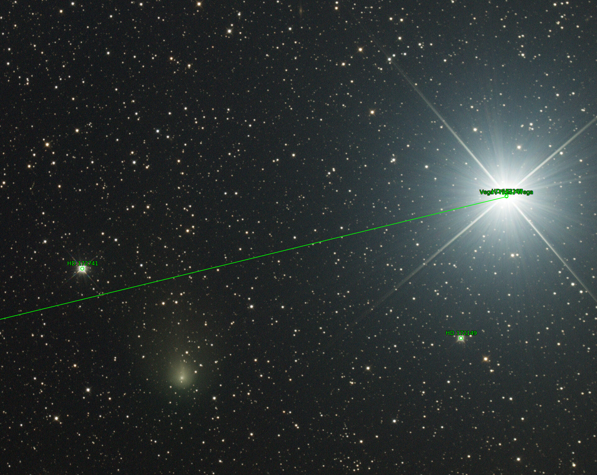 Sternkarten-Overlay (Astrometry.net)