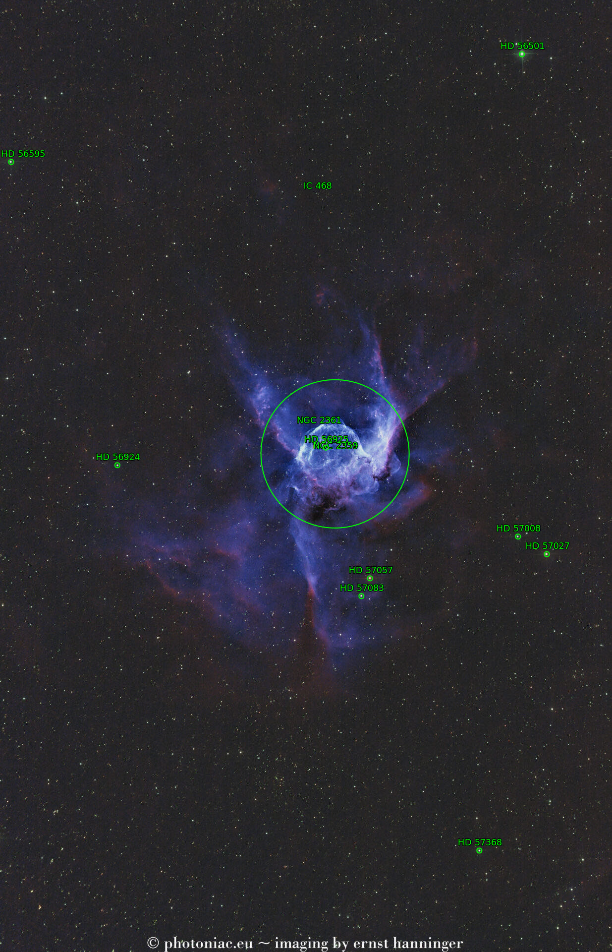 Sternkarten-Overlay (Astrometry.net)