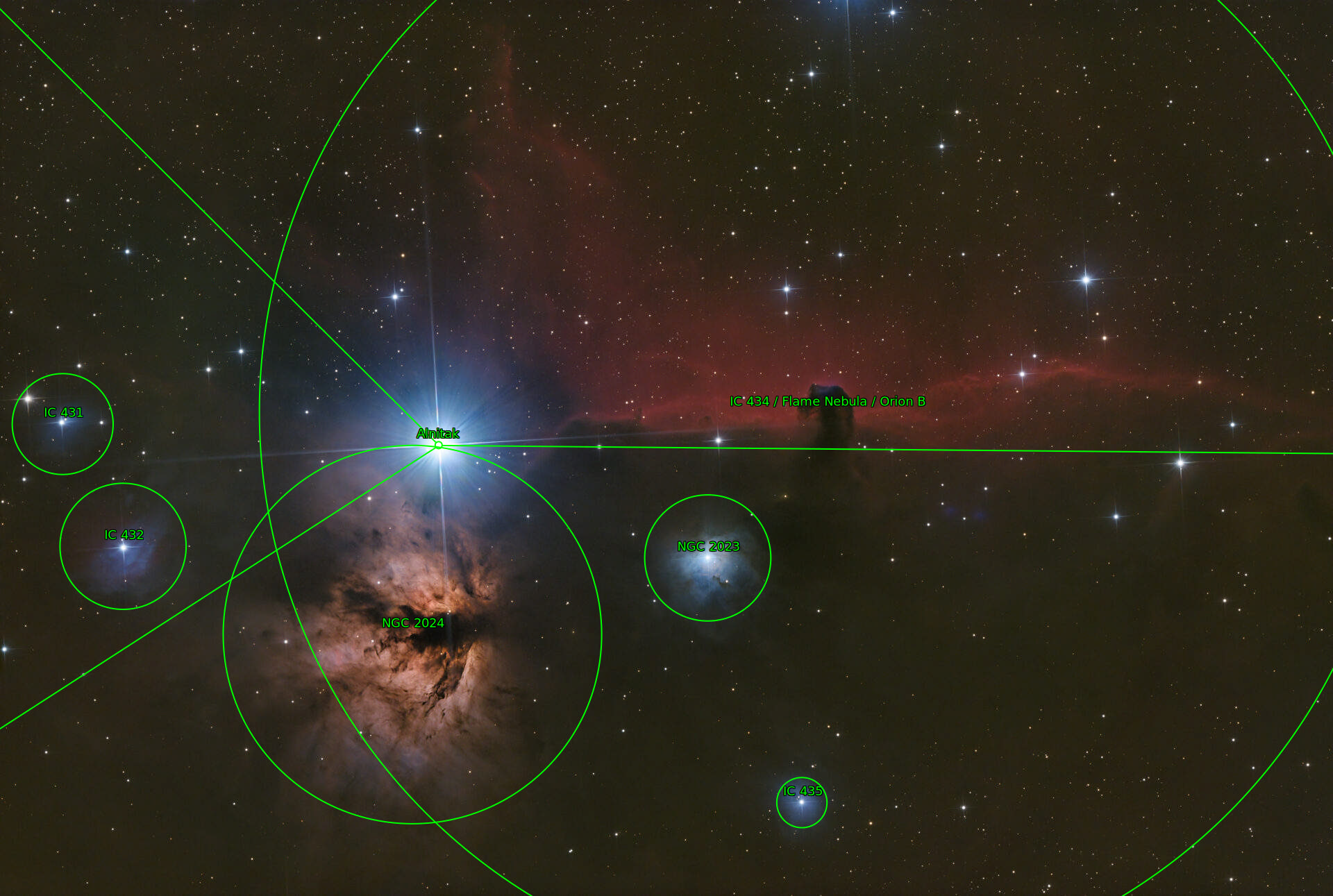 Sternkarten-Overlay (Astrometry.net)