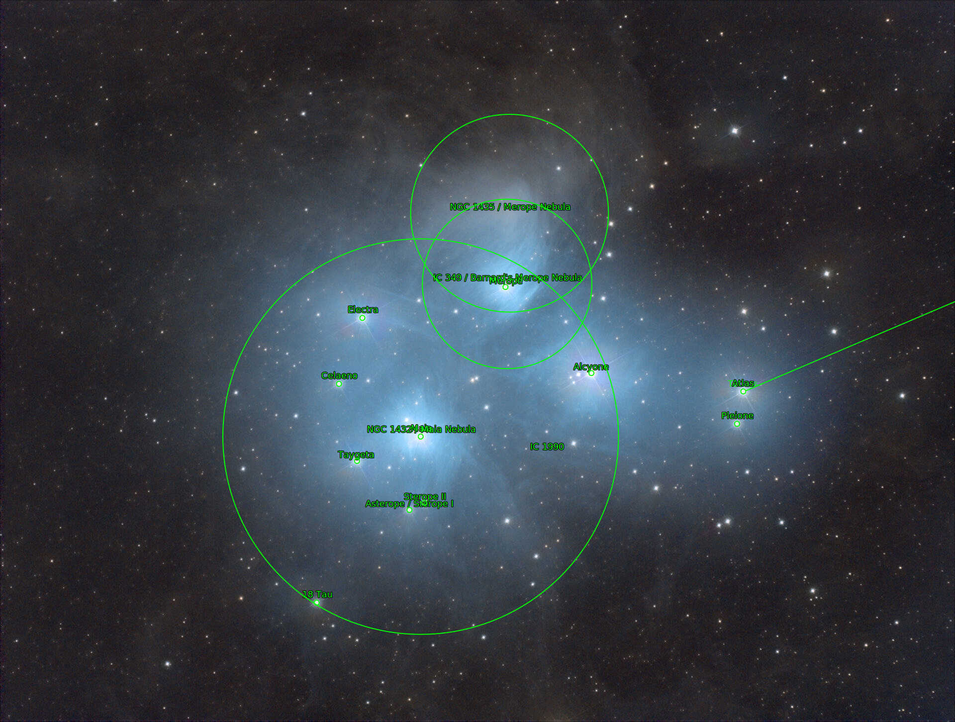 Sternkarten-Overlay (Astrometry.net)