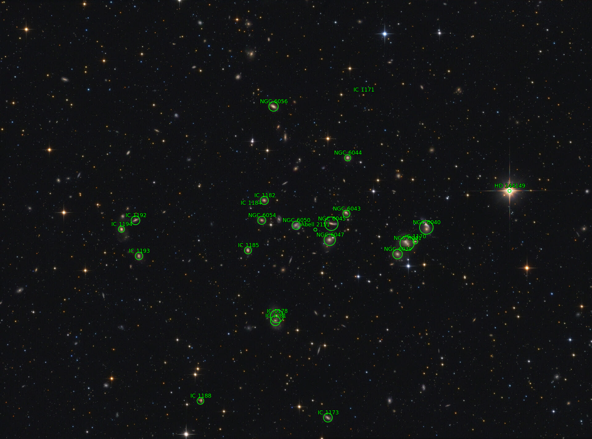 Sternkarten-Overlay (Astrometry.net)