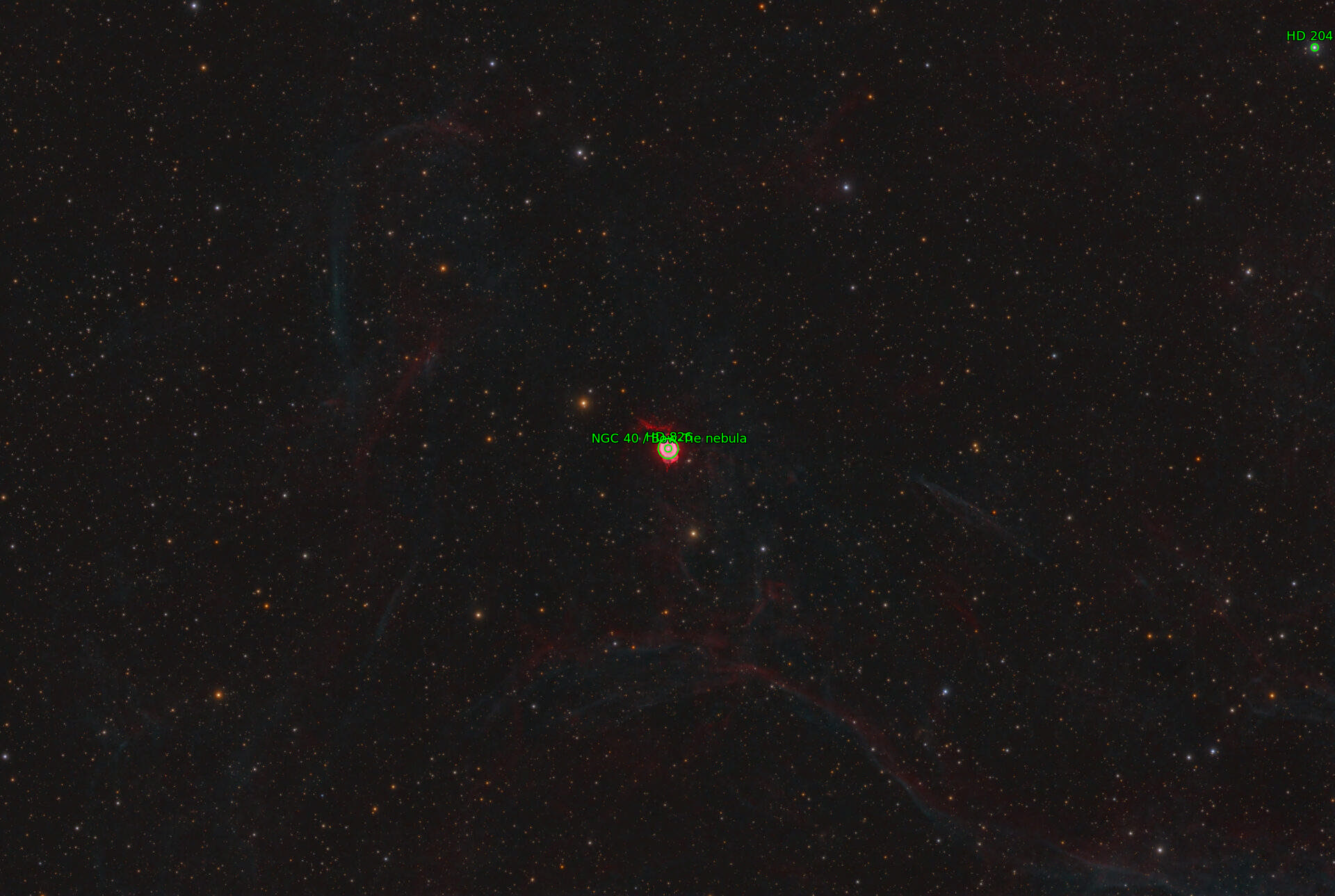 Sternkarten-Overlay (Astrometry.net)