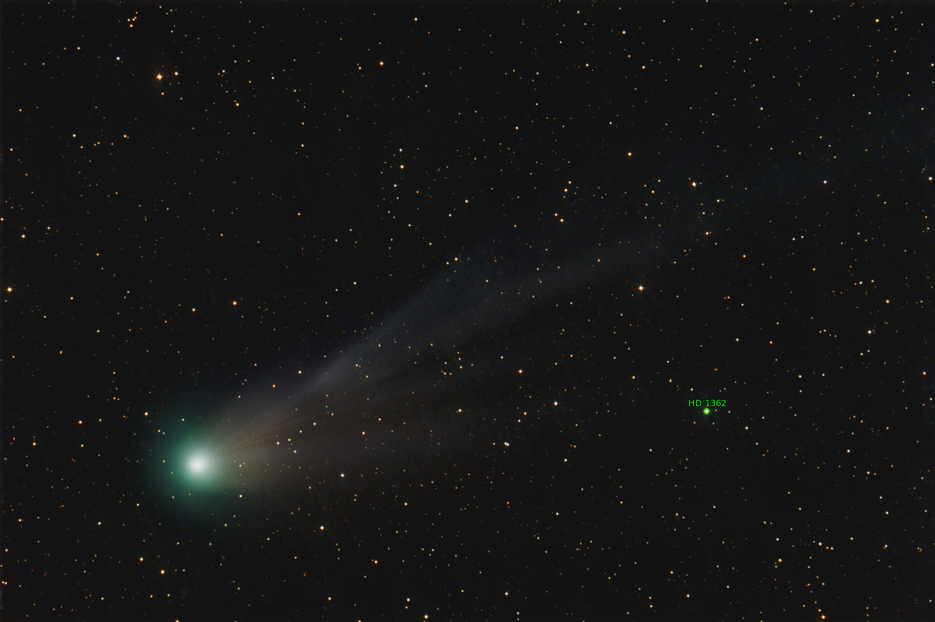 Sternkarten-Overlay (Astrometry.net)