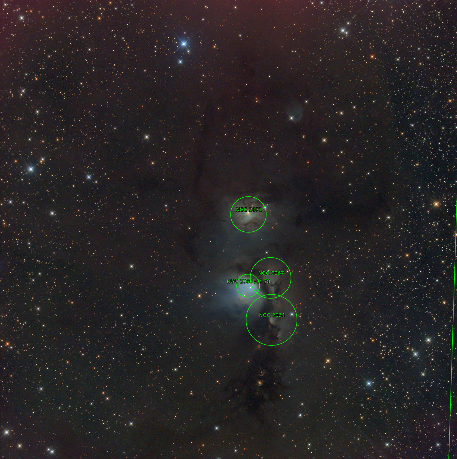 Sternkarten-Overlay (Astrometry.net)