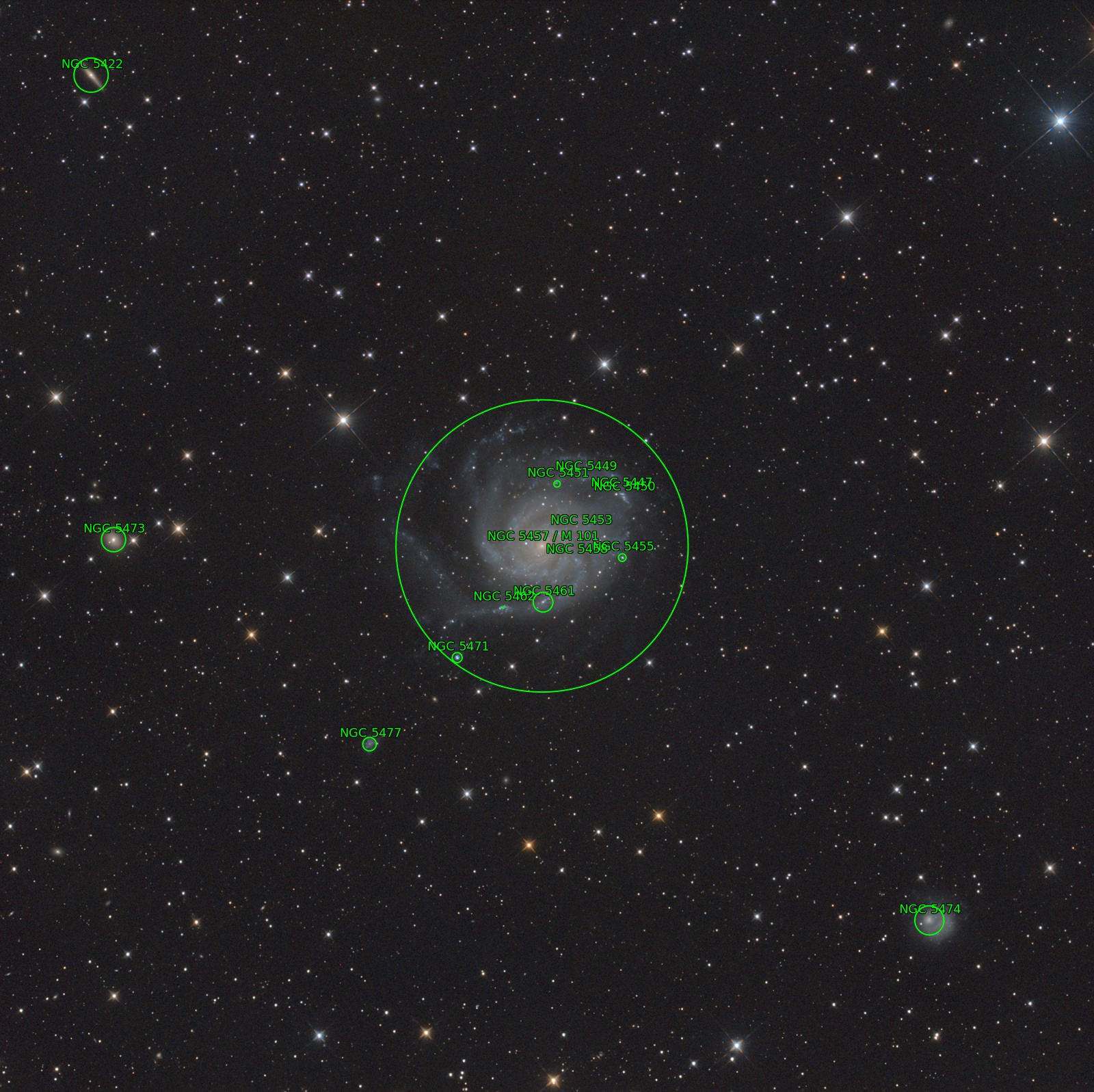 Sternkarten-Overlay (Astrometry.net)