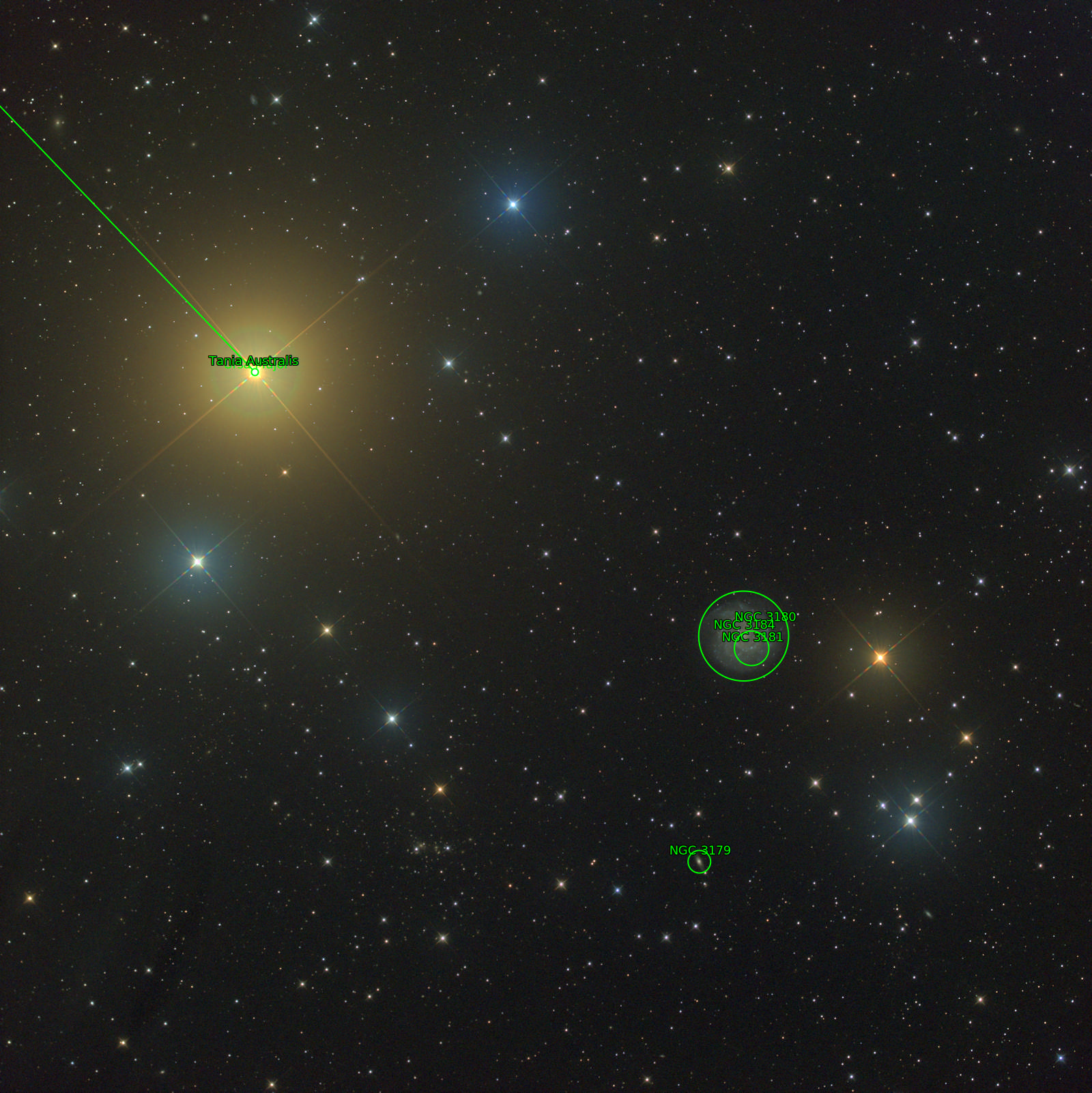 Sternkarten-Overlay (Astrometry.net)