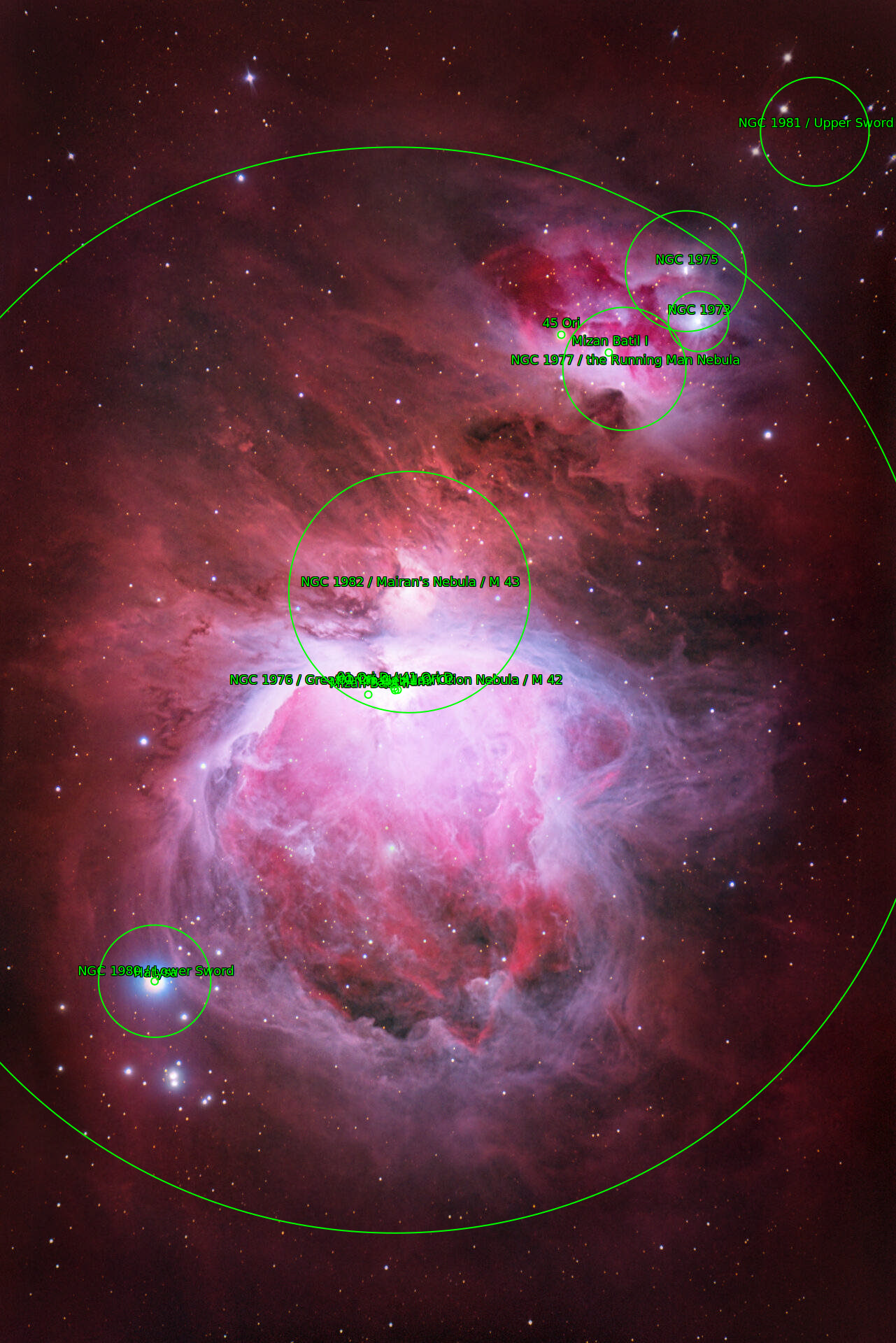 Sternkarten-Overlay (Astrometry.net)