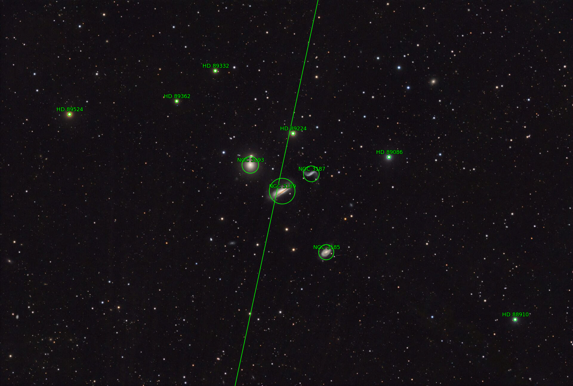 Sternkarten-Overlay (Astrometry.net)