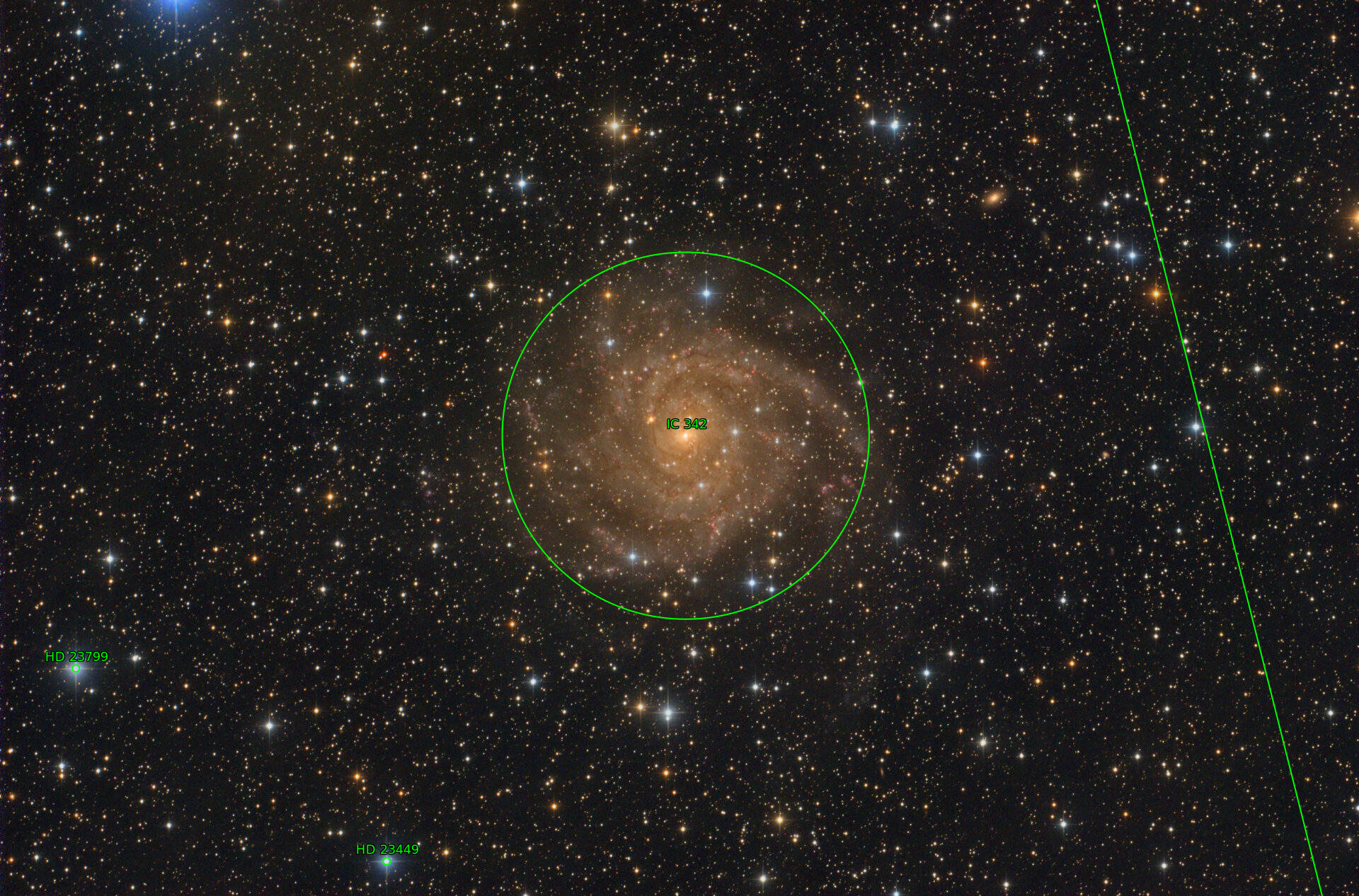 Sternkarten-Overlay (Astrometry.net)