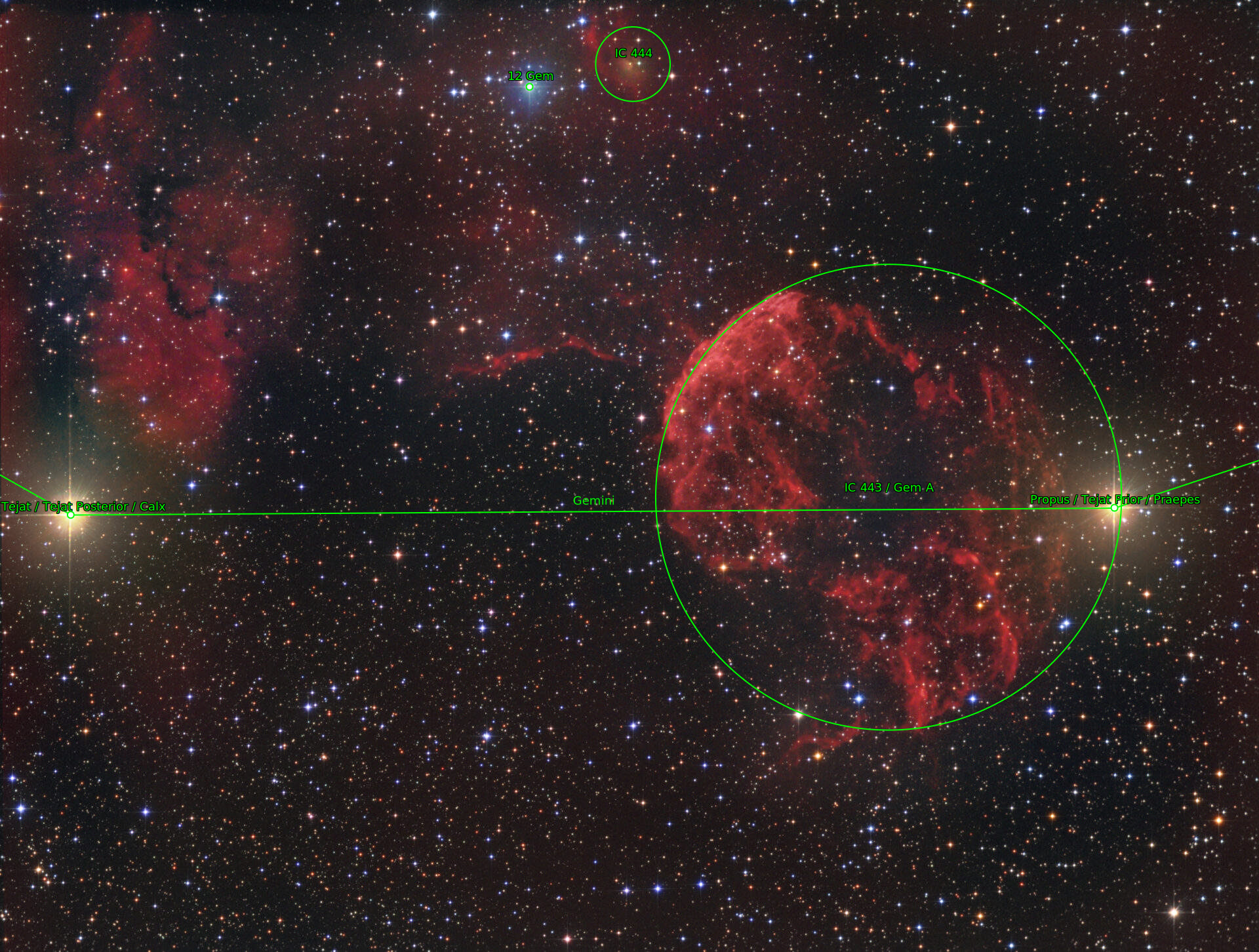 Sternkarten-Overlay (Astrometry.net)