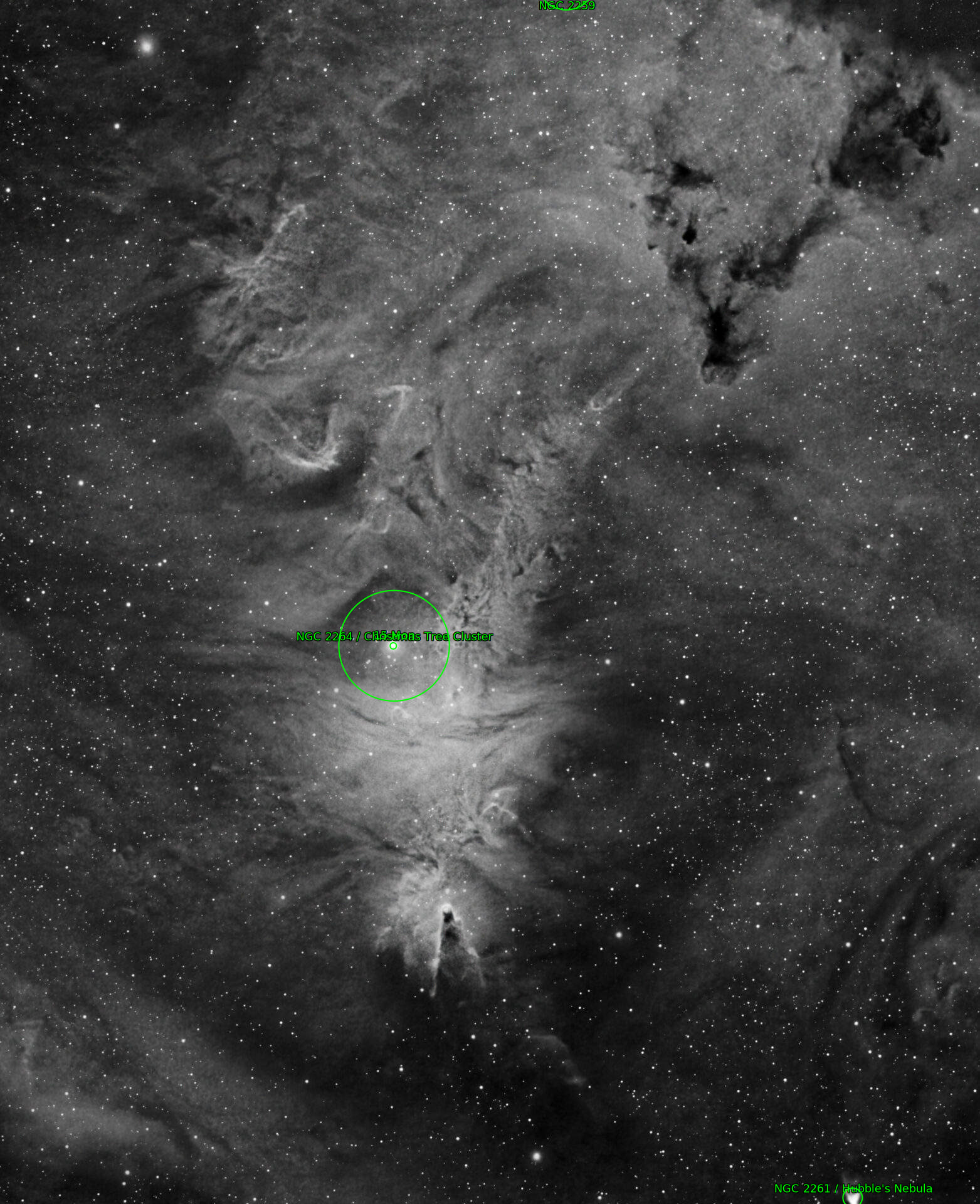 Sternkarten-Overlay (Astrometry.net)