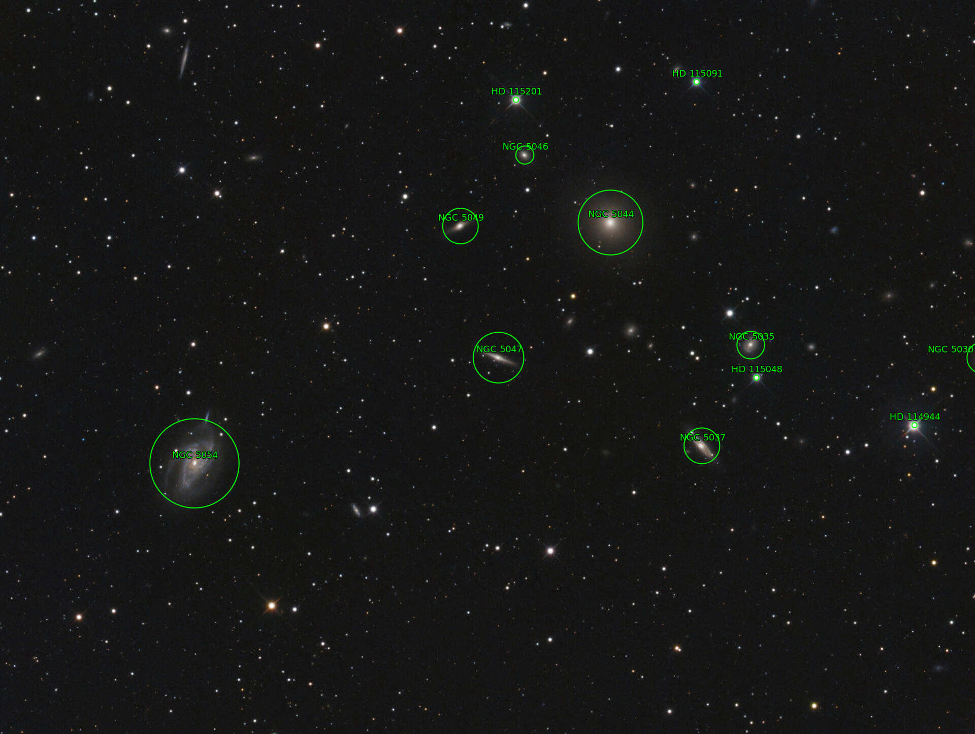 Sternkarten-Overlay (Astrometry.net)
