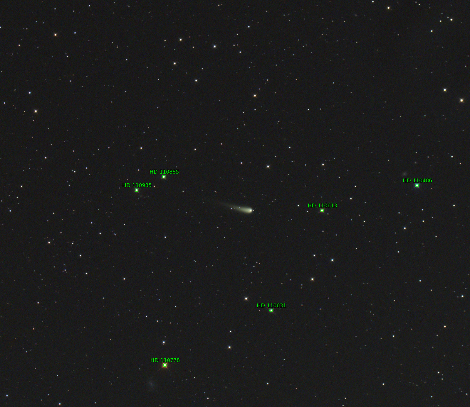 Sternkarten-Overlay (Astrometry.net)