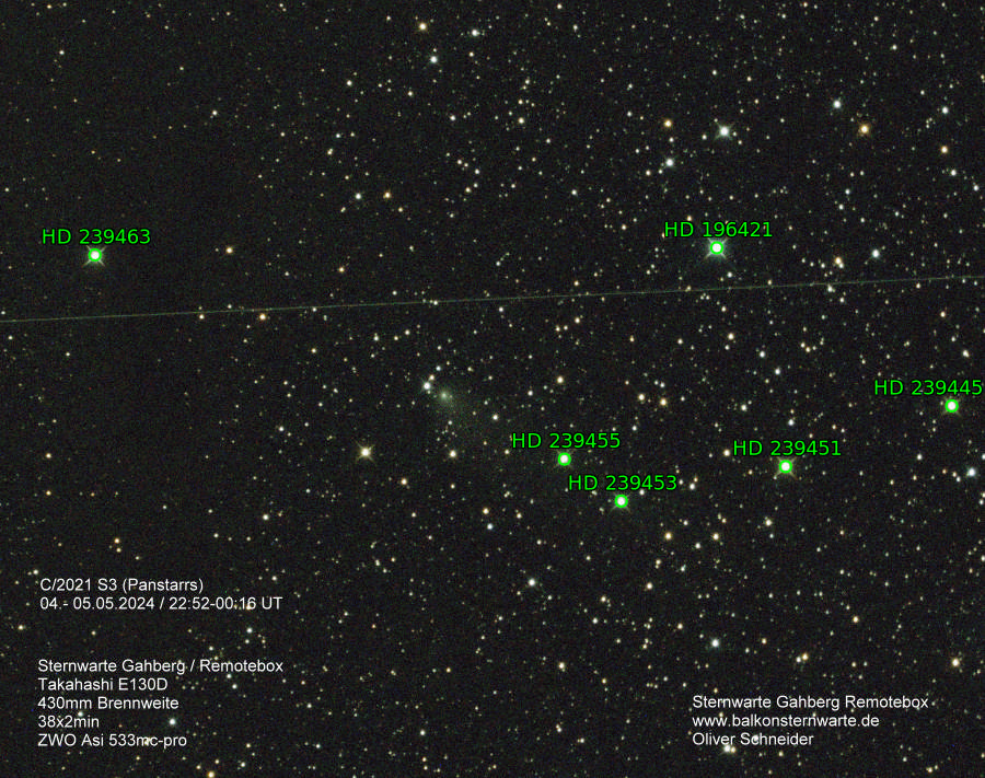 Sternkarten-Overlay (Astrometry.net)