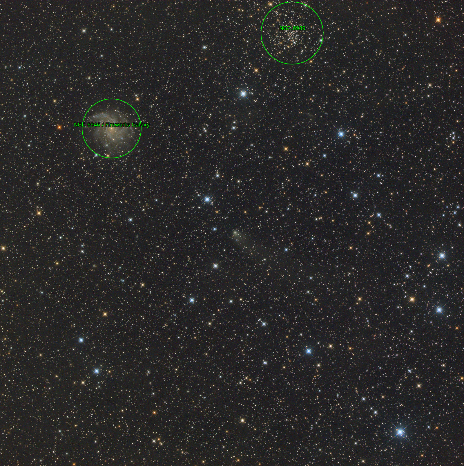 Sternkarten-Overlay (Astrometry.net)