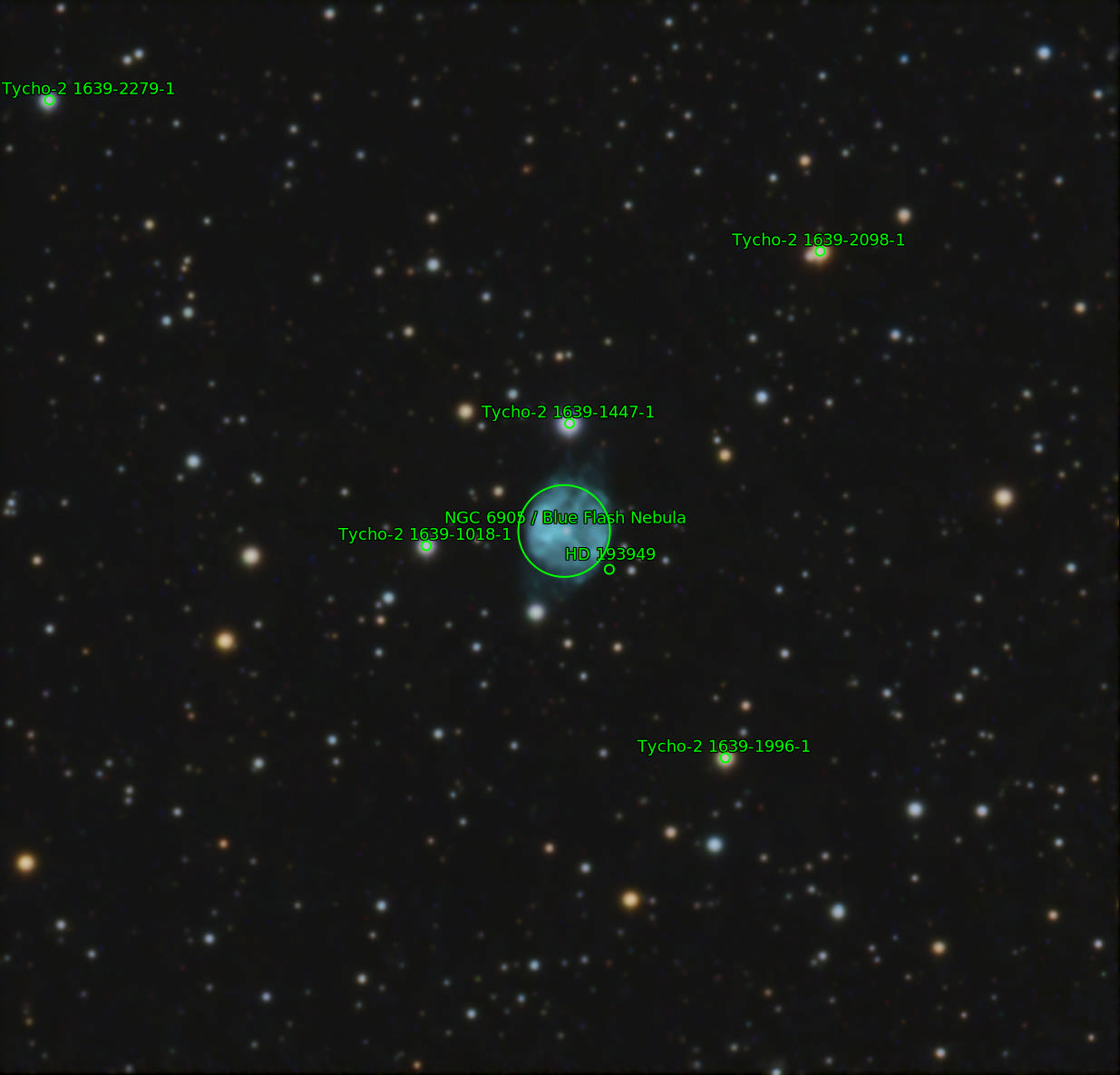 Sternkarten-Overlay (Astrometry.net)