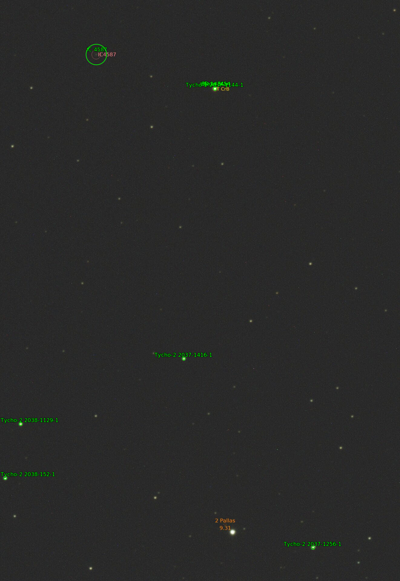 Sternkarten-Overlay (Astrometry.net)