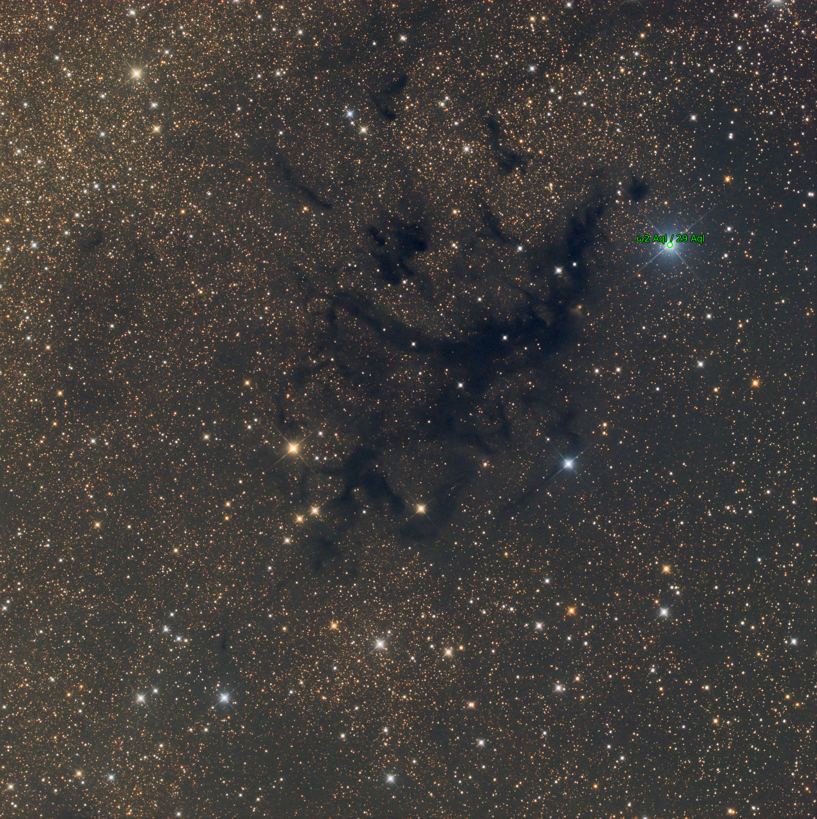 Sternkarten-Overlay (Astrometry.net)