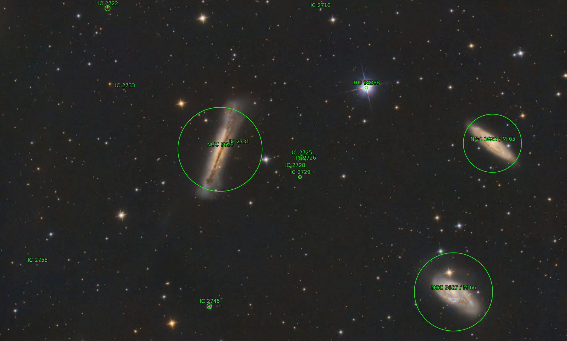 Sternkarten-Overlay (Astrometry.net)