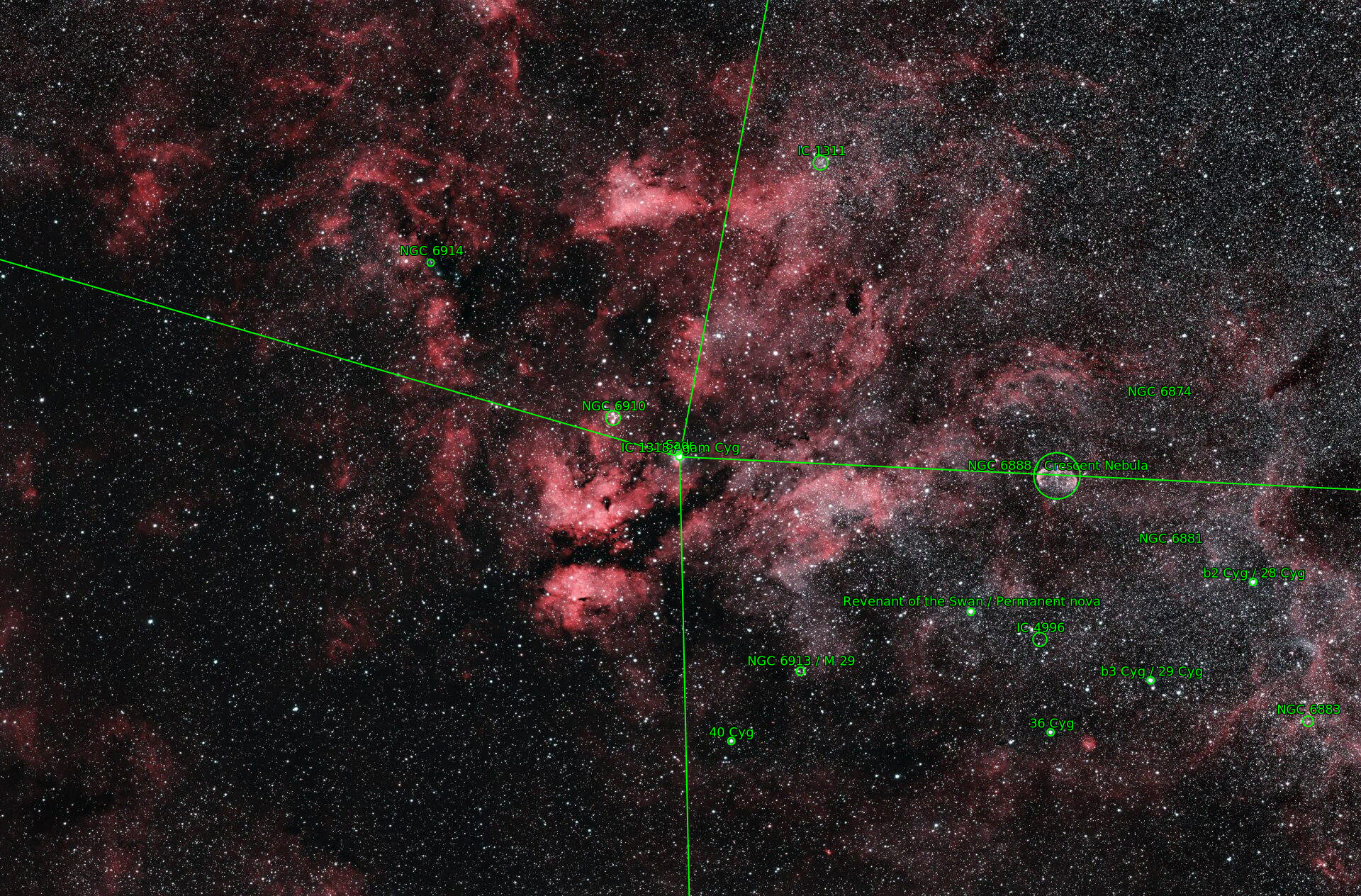 Sternkarten-Overlay (Astrometry.net)
